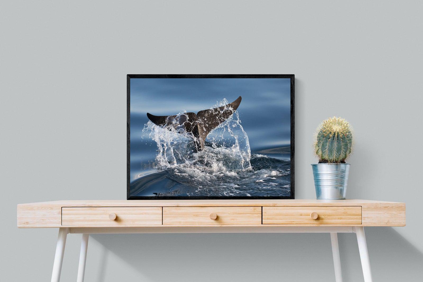 Splash-Wall_Art-80 x 60cm-Mounted Canvas-Black-Pixalot