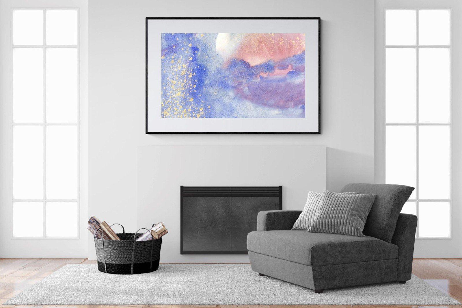 Spray-Wall_Art-150 x 100cm-Framed Print-Black-Pixalot