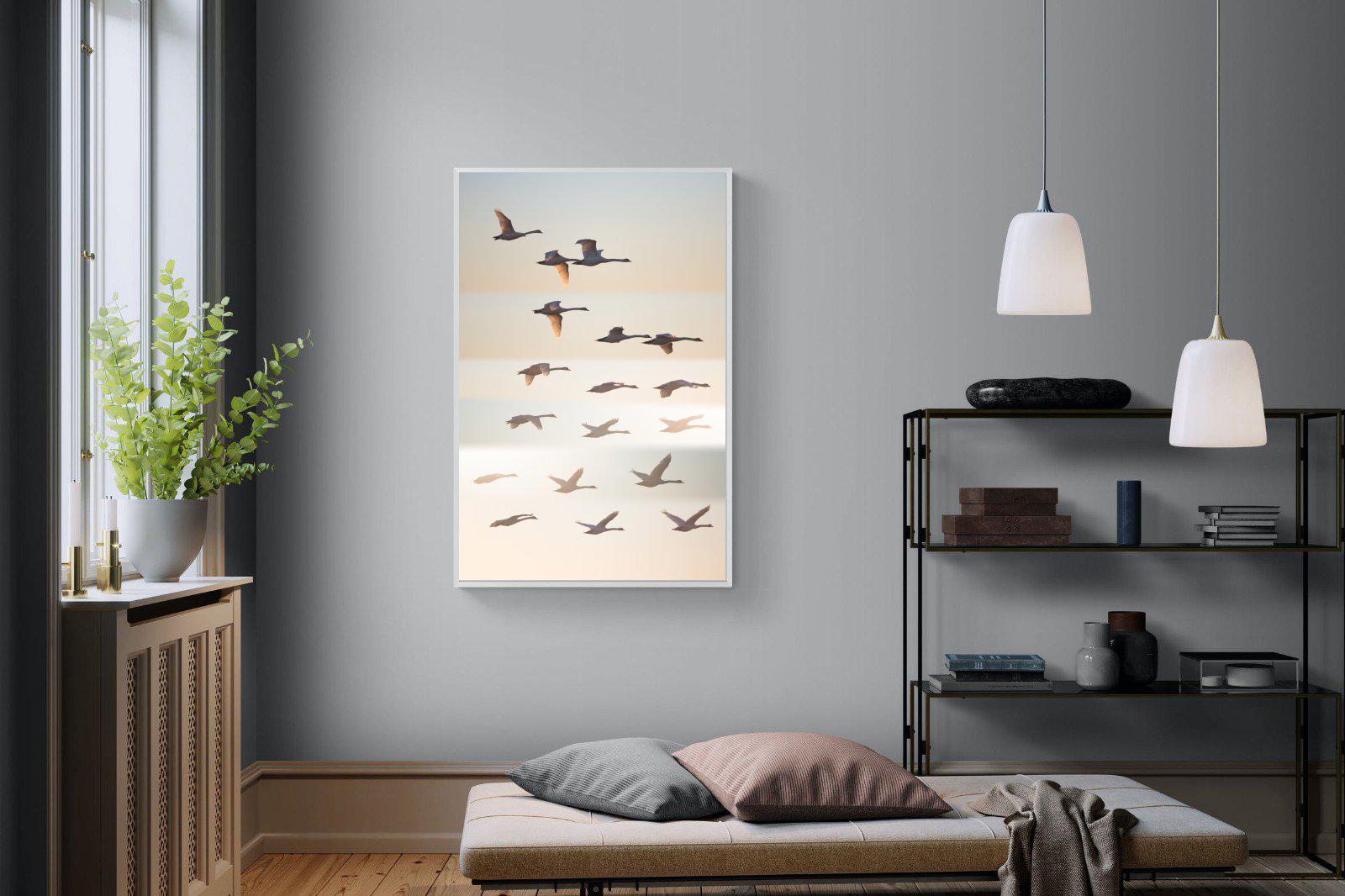 Squadron-Wall_Art-100 x 150cm-Mounted Canvas-White-Pixalot