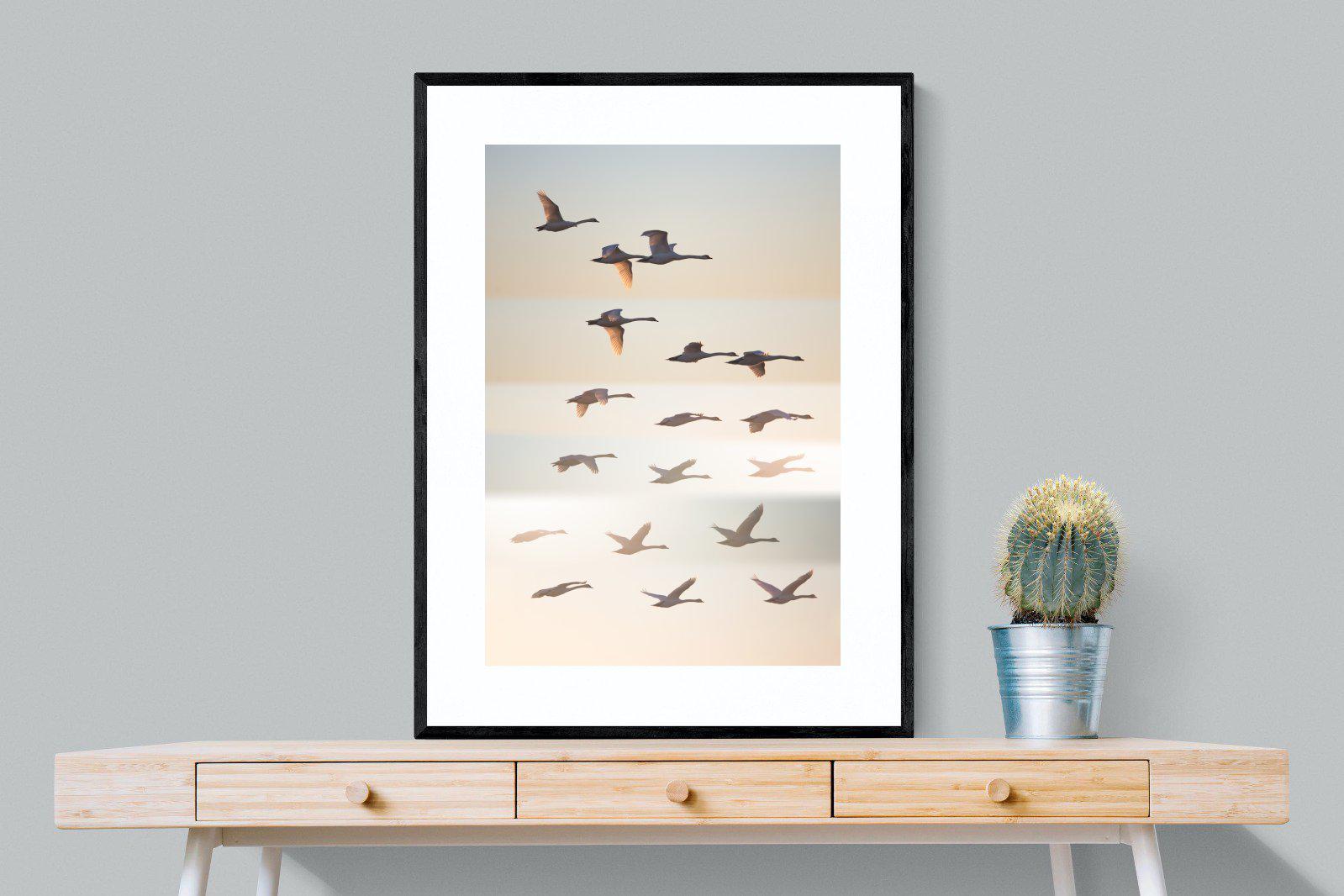 Squadron-Wall_Art-75 x 100cm-Framed Print-Black-Pixalot