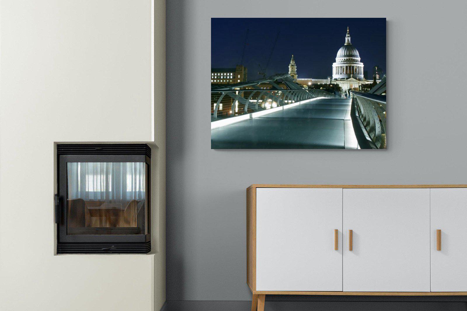 St Paul's-Wall_Art-100 x 75cm-Mounted Canvas-No Frame-Pixalot