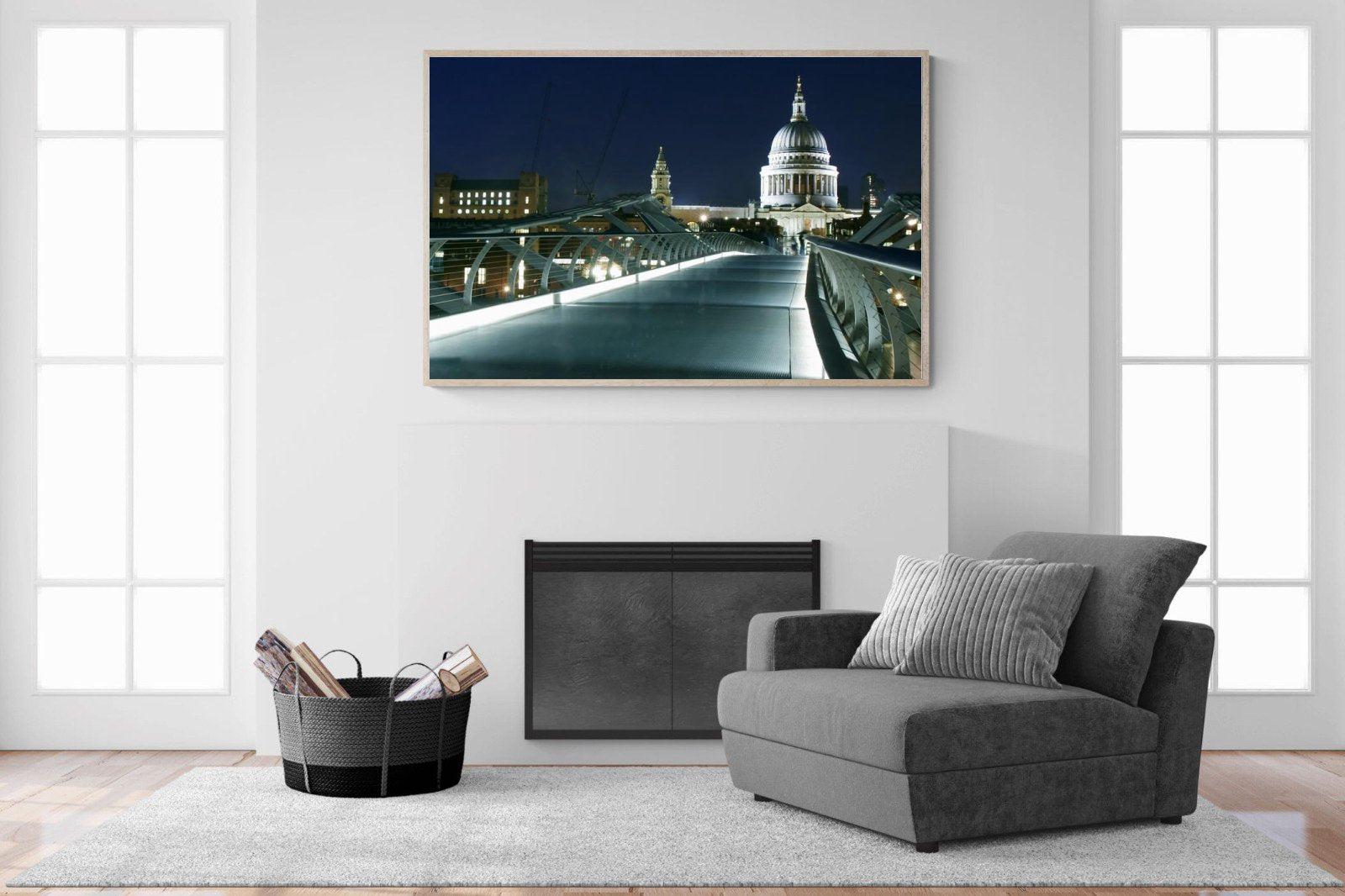 St Paul's-Wall_Art-150 x 100cm-Mounted Canvas-Wood-Pixalot