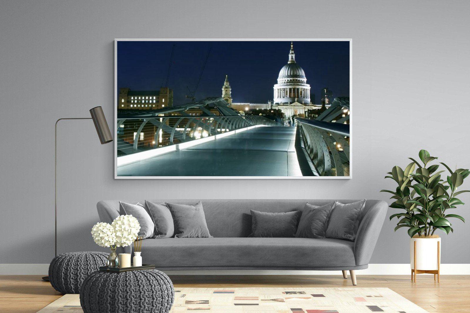 St Paul's-Wall_Art-220 x 130cm-Mounted Canvas-White-Pixalot