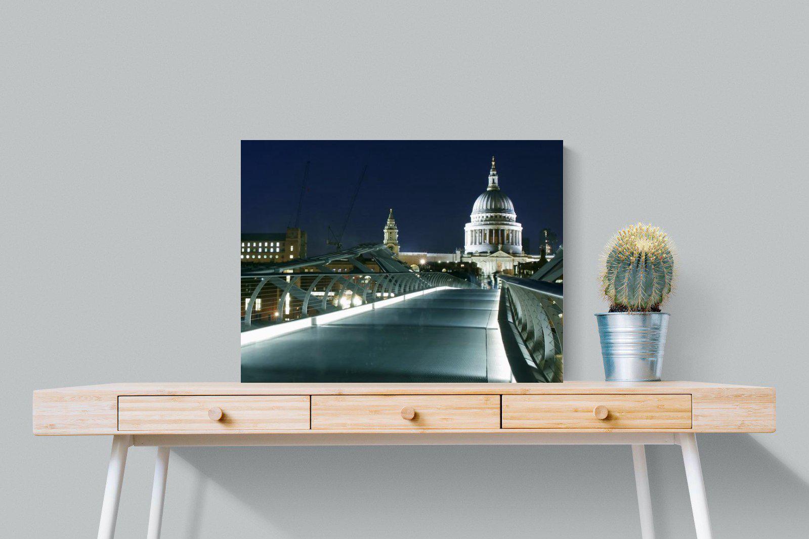 St Paul's-Wall_Art-80 x 60cm-Mounted Canvas-No Frame-Pixalot