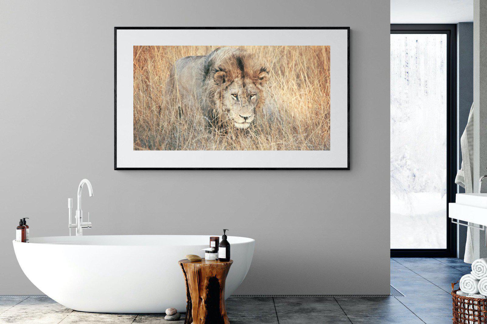 Stalking-Wall_Art-180 x 110cm-Framed Print-Black-Pixalot