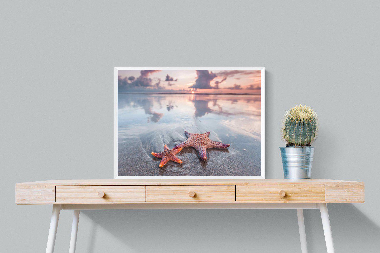 Starfish-Wall_Art-80 x 60cm-Mounted Canvas-White-Pixalot