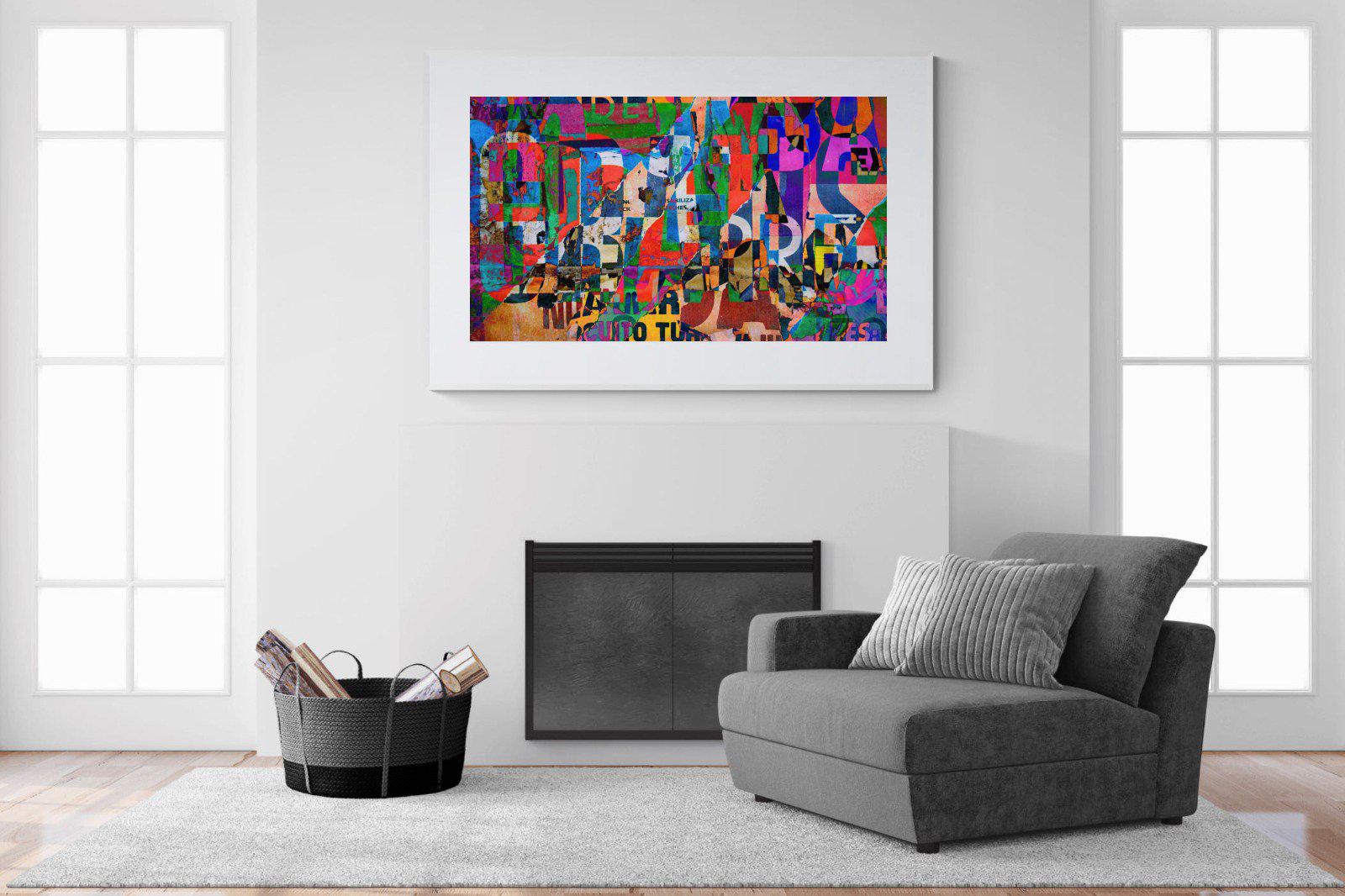 Statement-Wall_Art-150 x 100cm-Framed Print-White-Pixalot