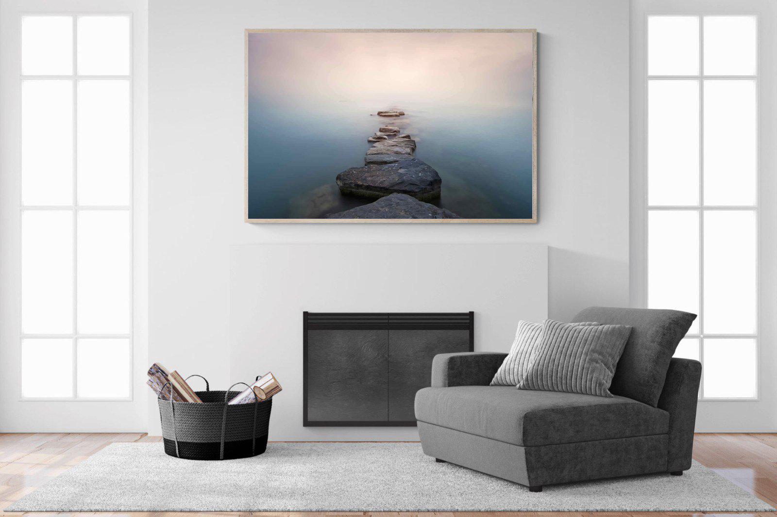 Stepping Stones-Wall_Art-150 x 100cm-Mounted Canvas-Wood-Pixalot