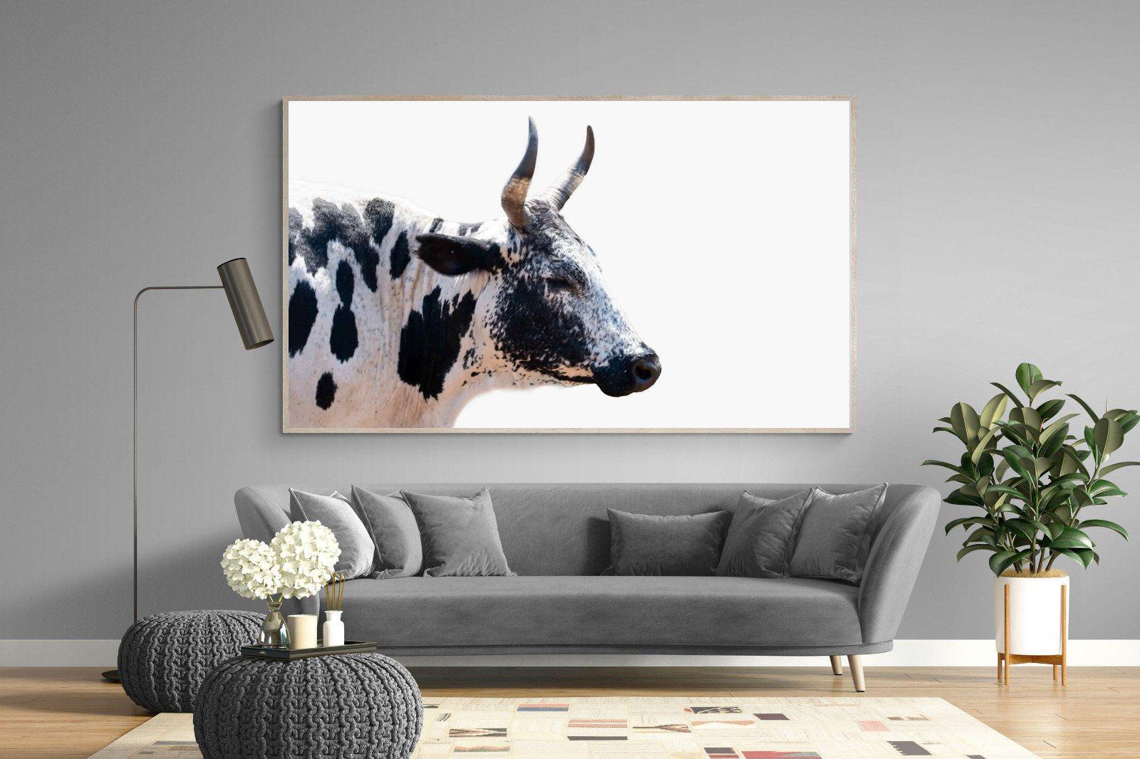 Strong Nguni-Wall_Art-220 x 130cm-Mounted Canvas-Wood-Pixalot