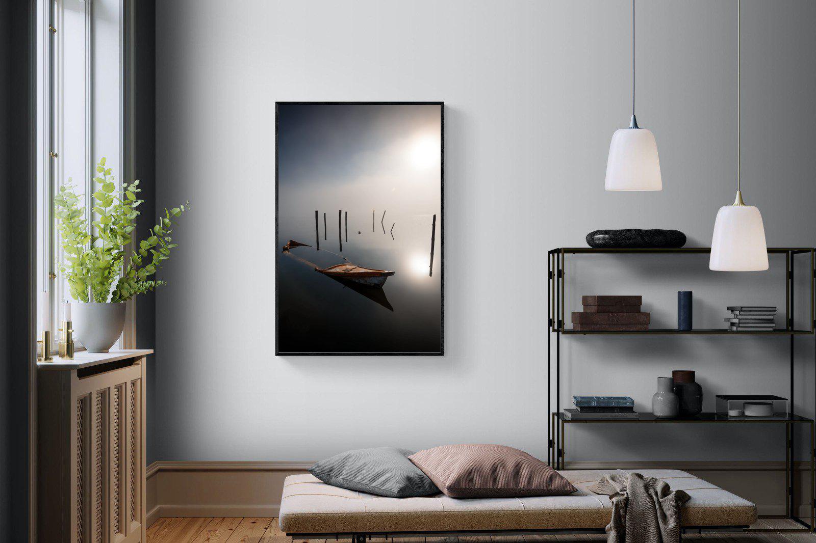 Submerged-Wall_Art-100 x 150cm-Mounted Canvas-Black-Pixalot