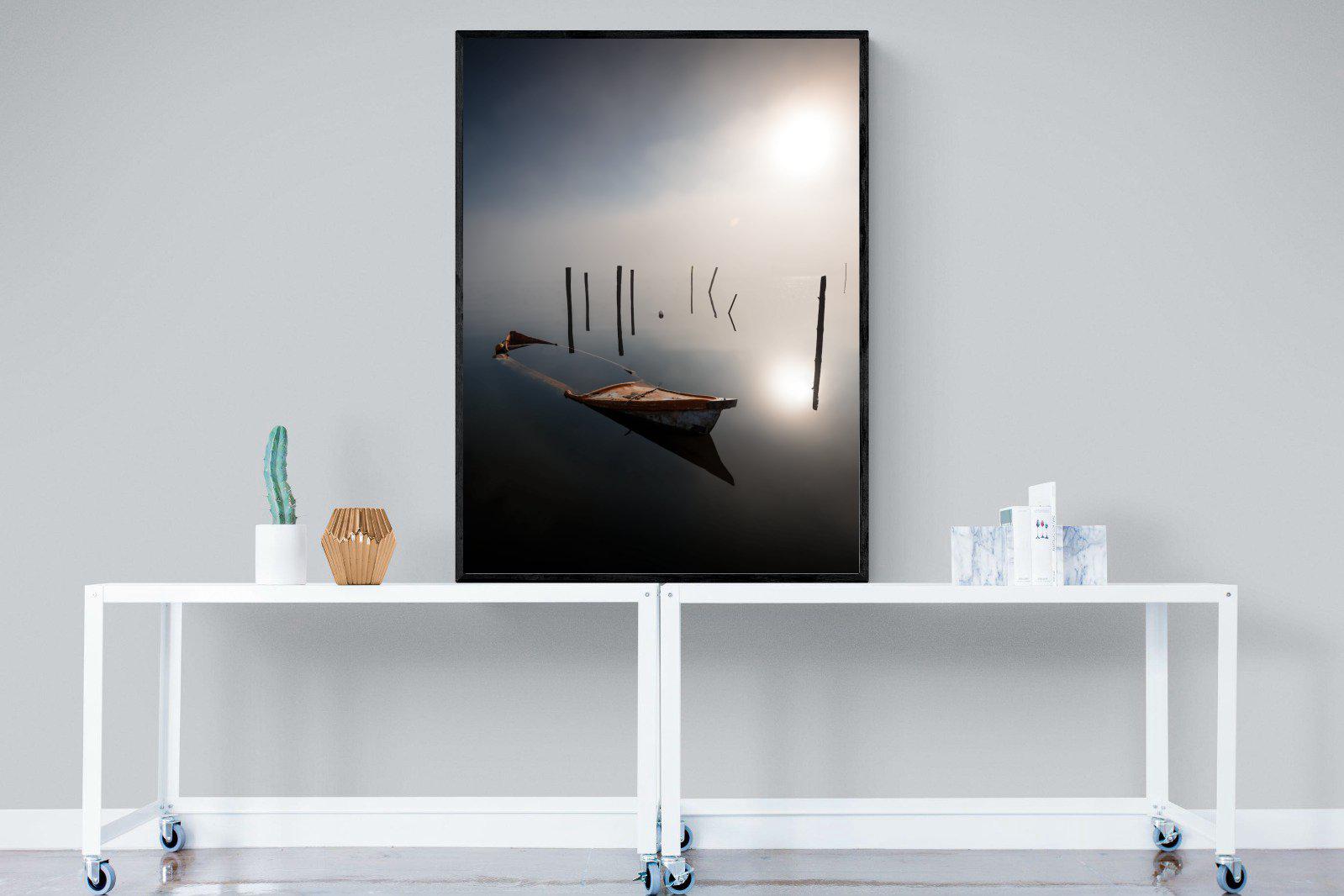 Submerged-Wall_Art-90 x 120cm-Mounted Canvas-Black-Pixalot