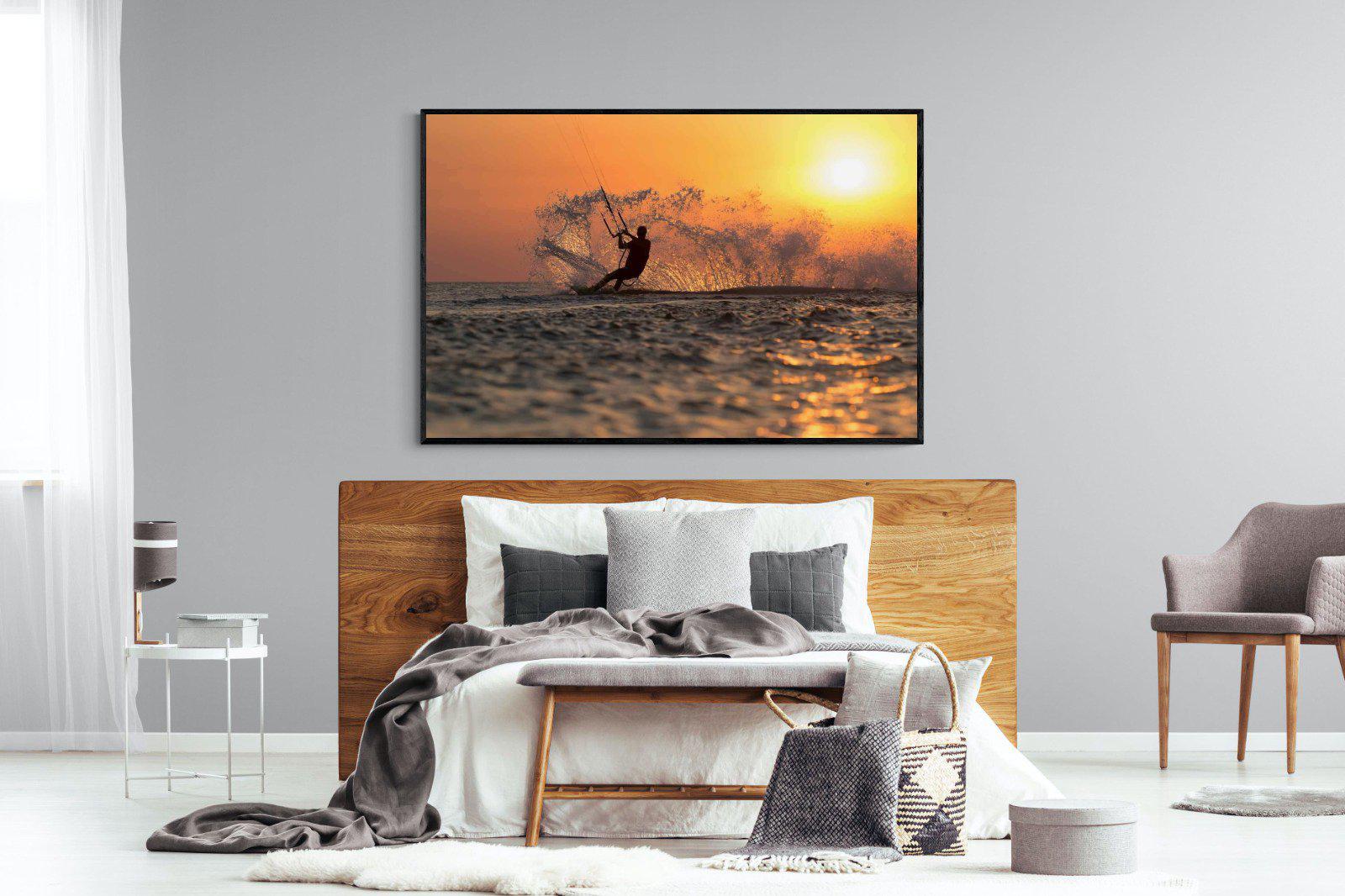 Sunset Kitesurf-Wall_Art-Pixalot