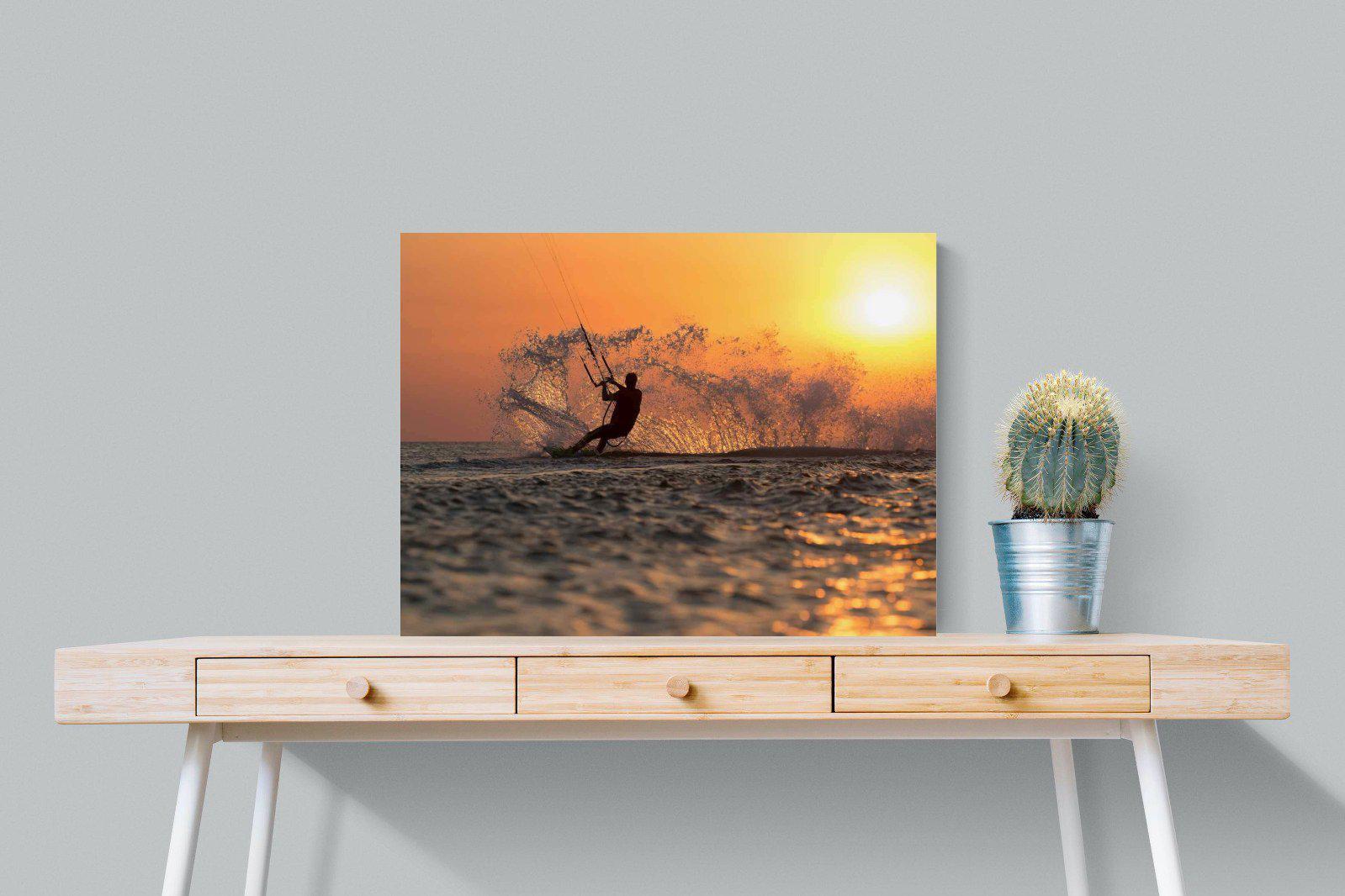 Sunset Kitesurf-Wall_Art-Pixalot