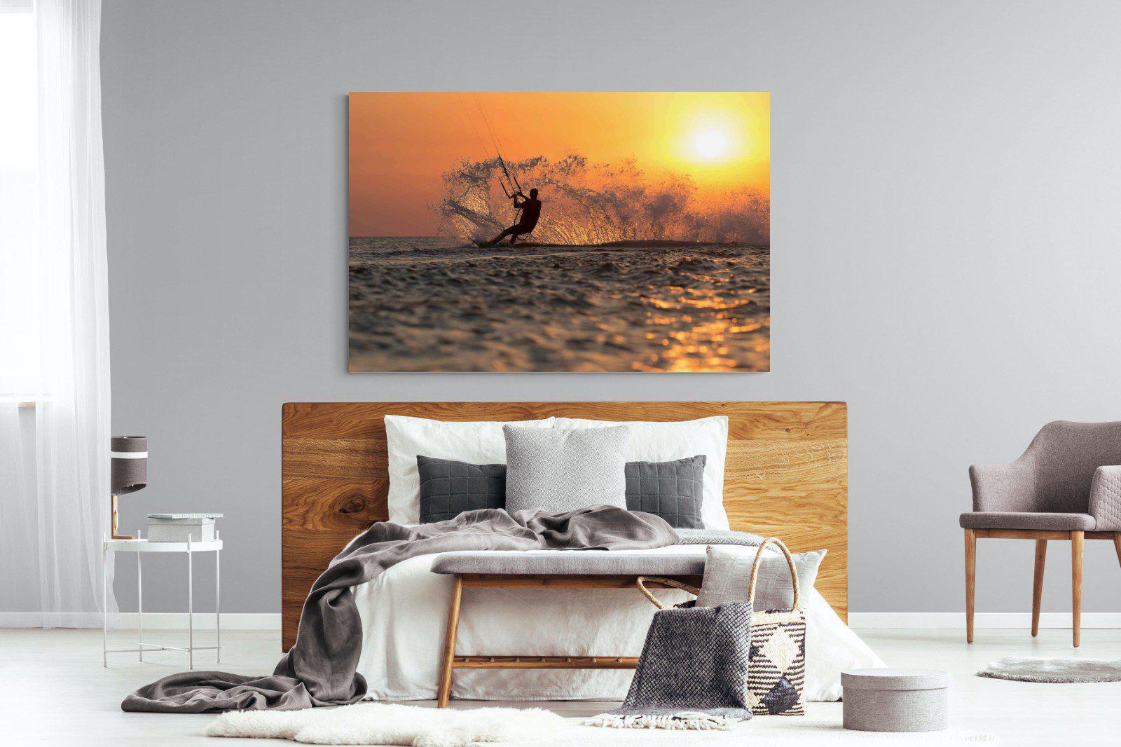 Sunset Kitesurf-Wall_Art-Pixalot