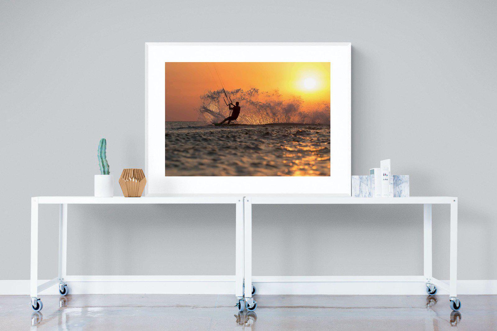 Sunset Kitesurf-Wall_Art-Pixalot