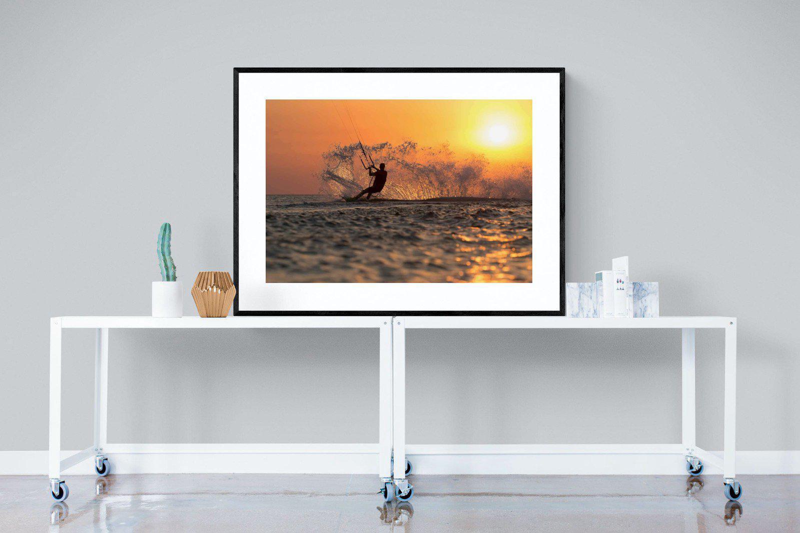 Sunset Kitesurf-Wall_Art-Pixalot