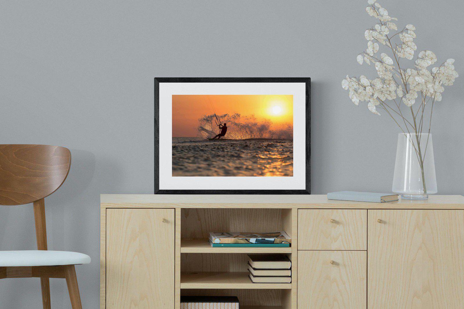 Sunset Kitesurf-Wall_Art-Pixalot