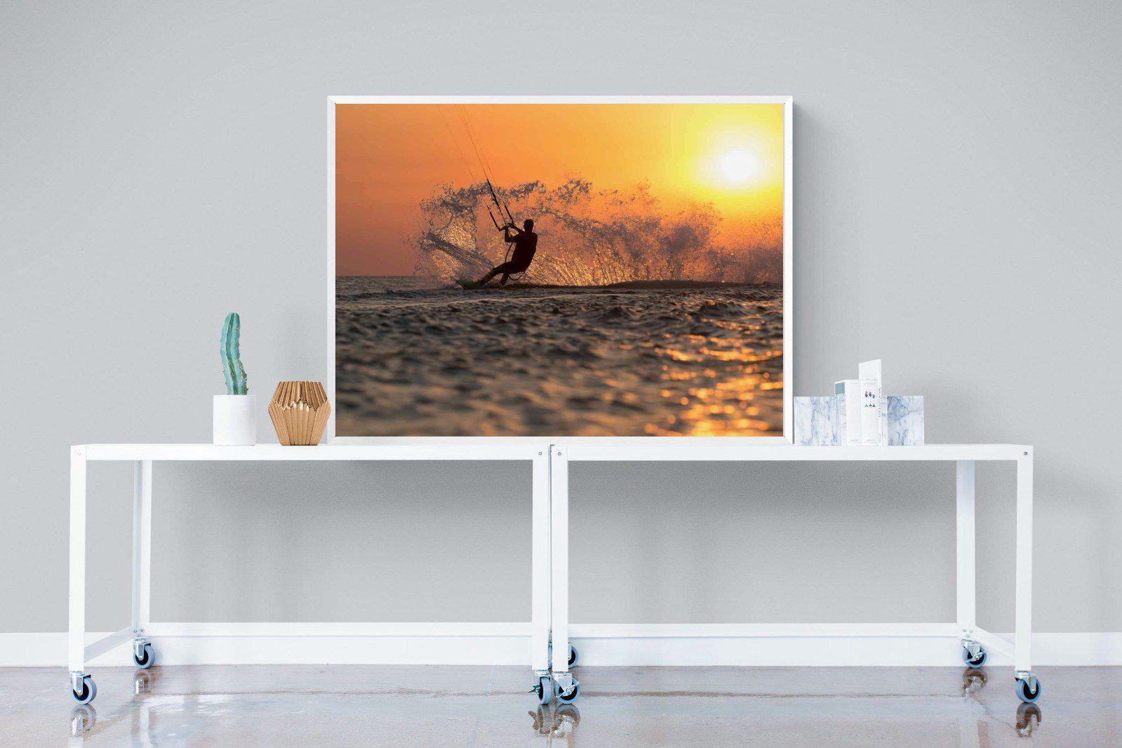 Sunset Kitesurf-Wall_Art-Pixalot