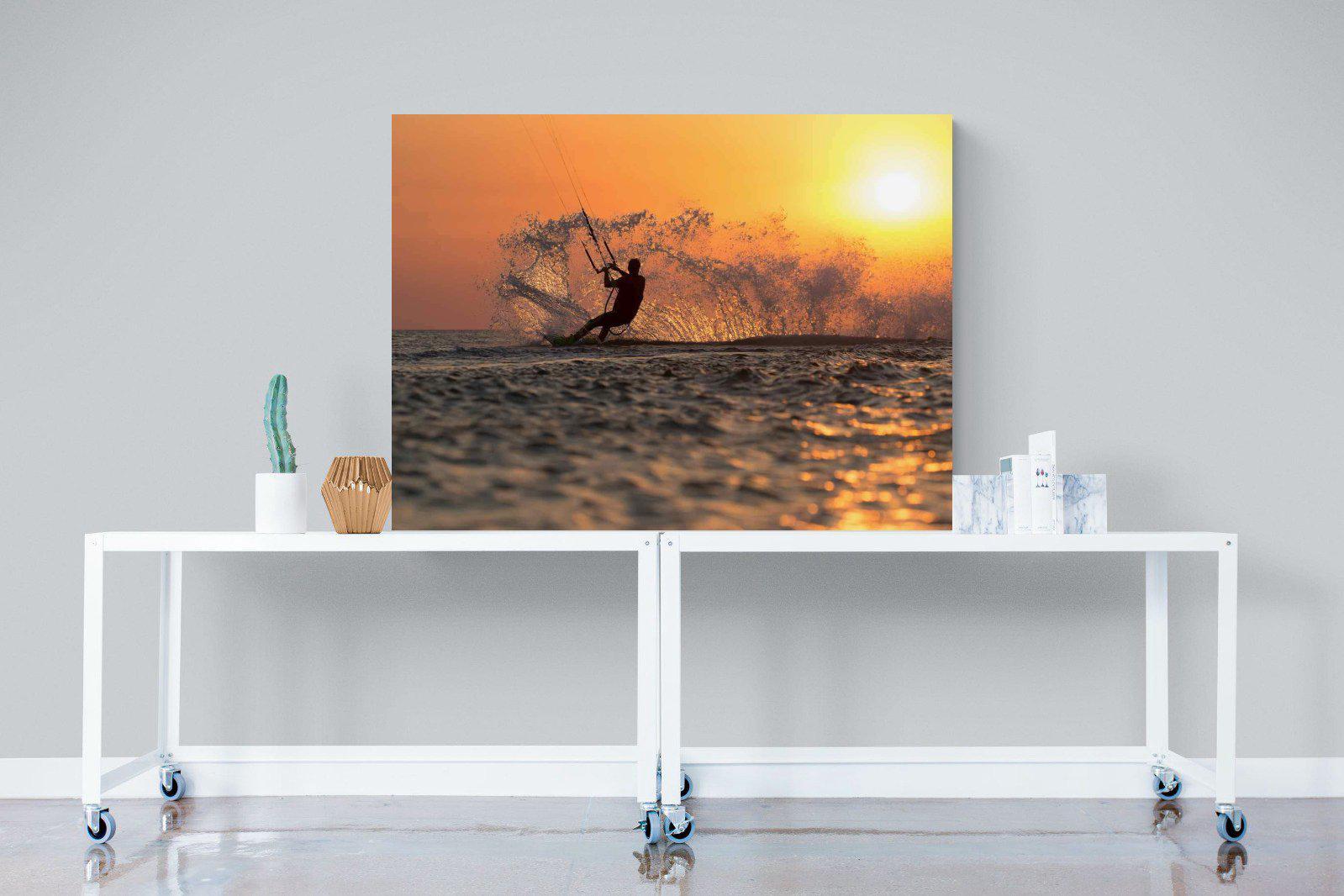 Sunset Kitesurf-Wall_Art-Pixalot