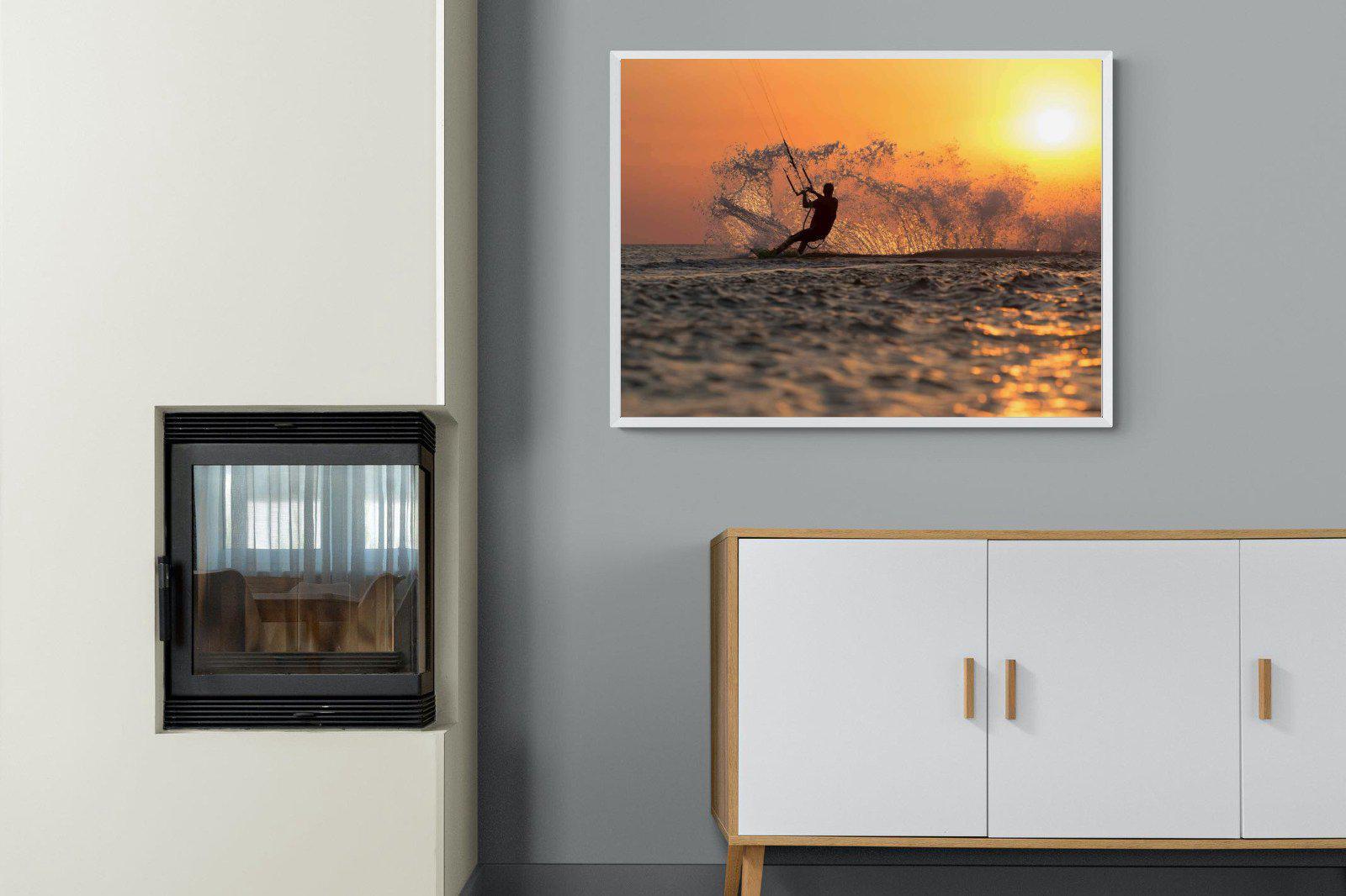 Sunset Kitesurf-Wall_Art-Pixalot