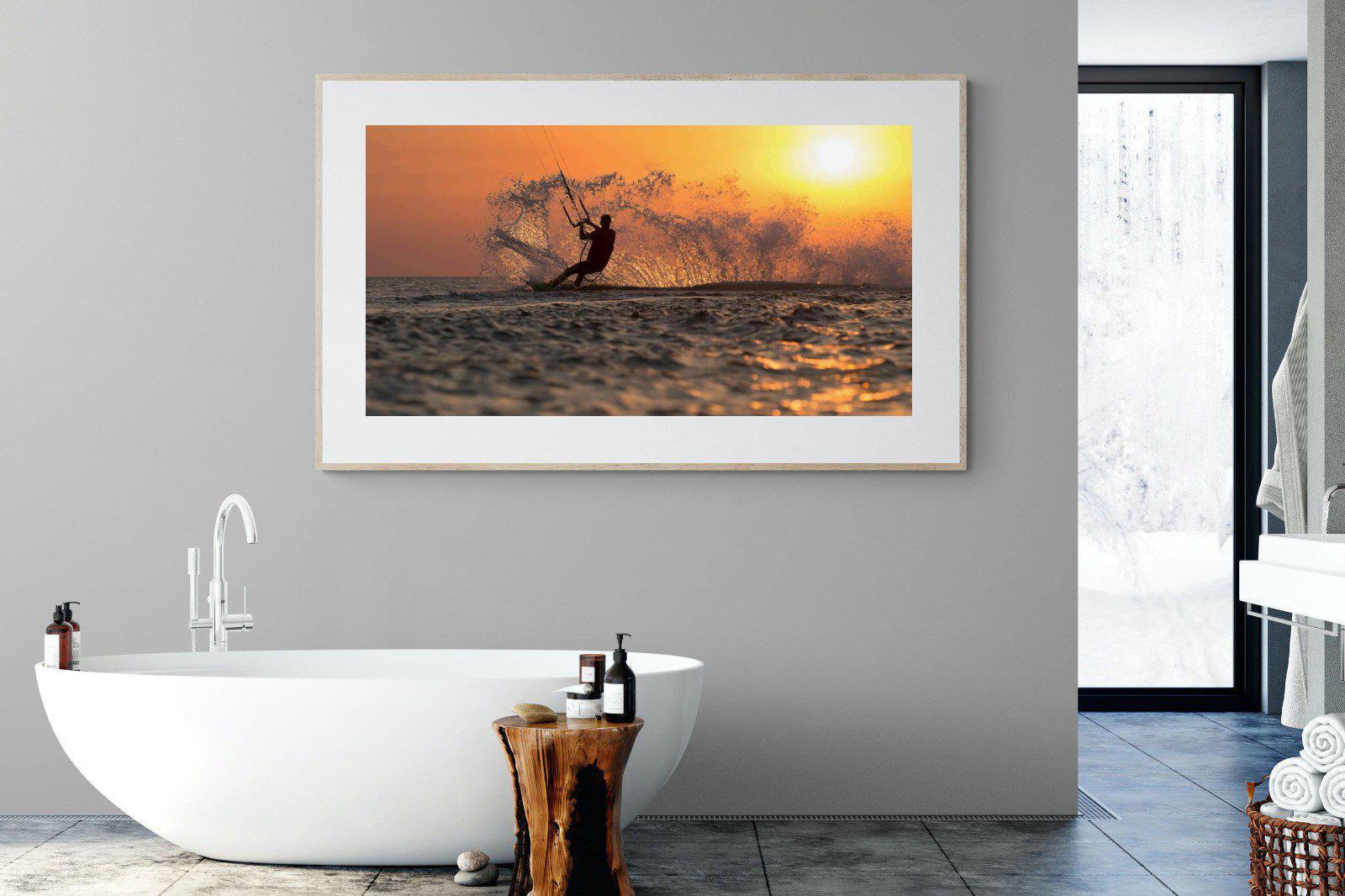 Sunset Kitesurf-Wall_Art-Pixalot