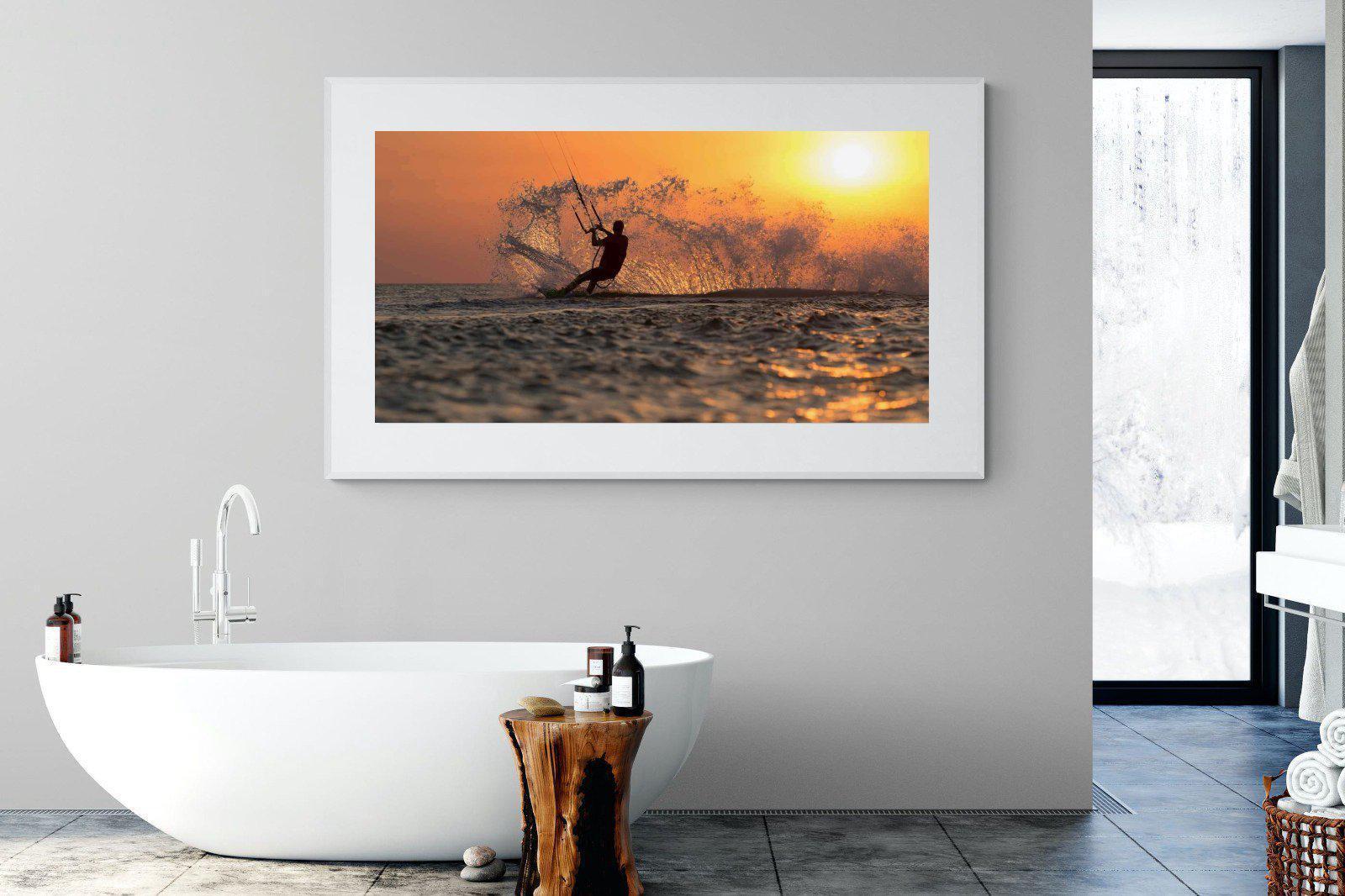 Sunset Kitesurf-Wall_Art-Pixalot