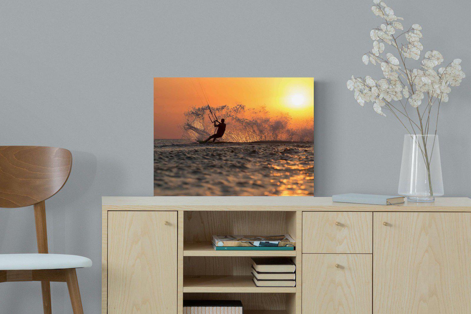 Sunset Kitesurf-Wall_Art-Pixalot