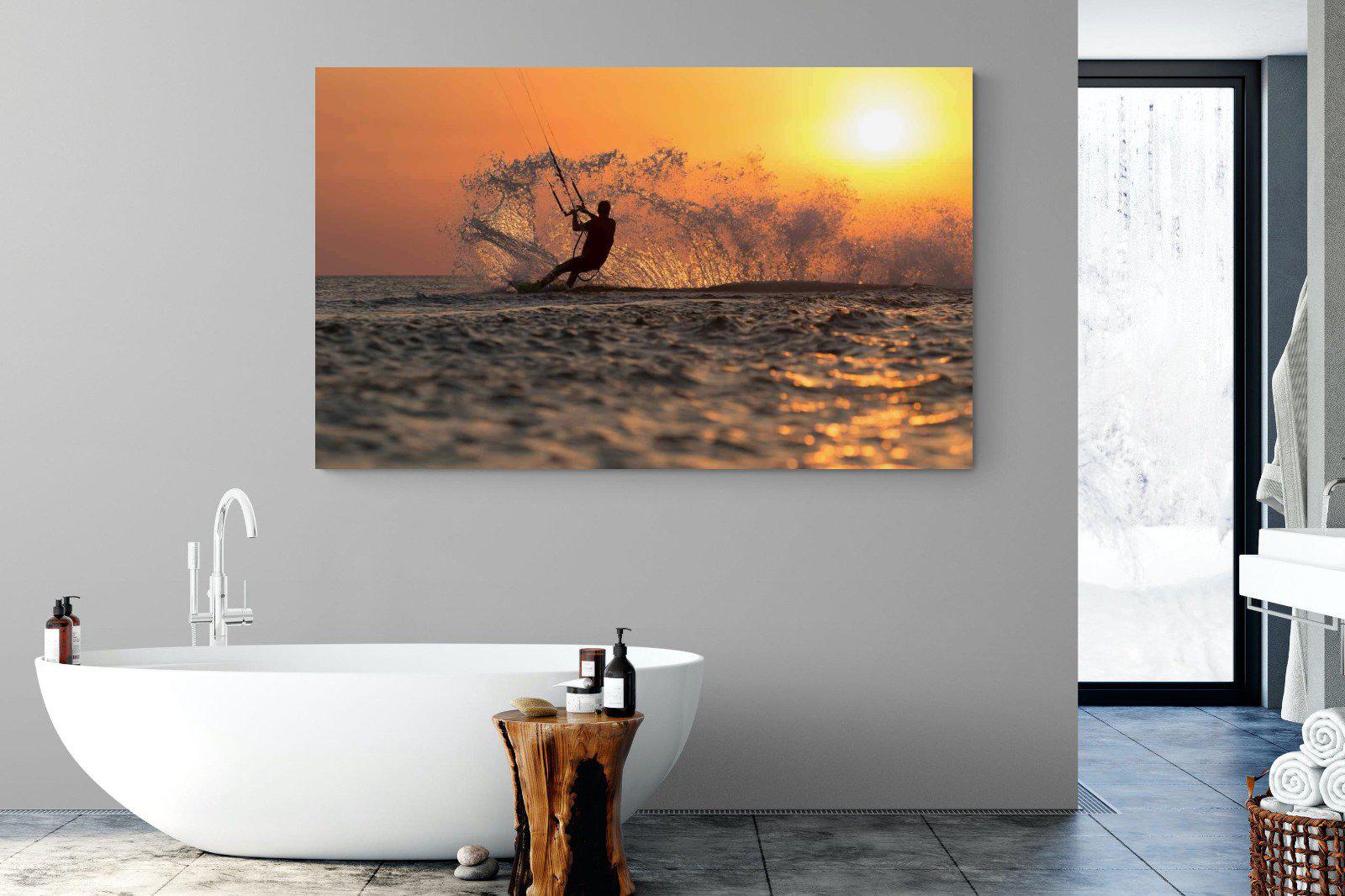 Sunset Kitesurf-Wall_Art-Pixalot