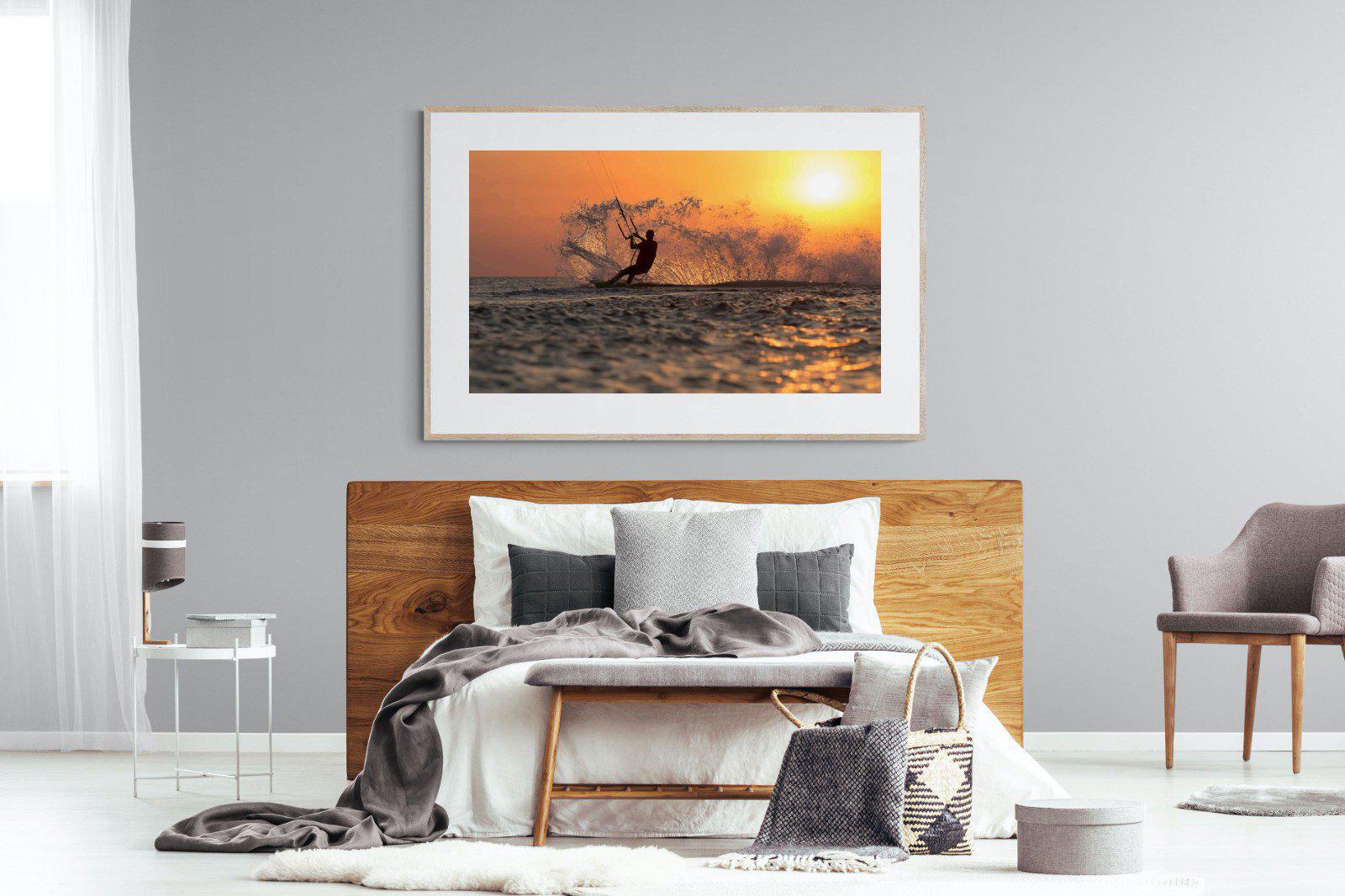 Sunset Kitesurf-Wall_Art-Pixalot