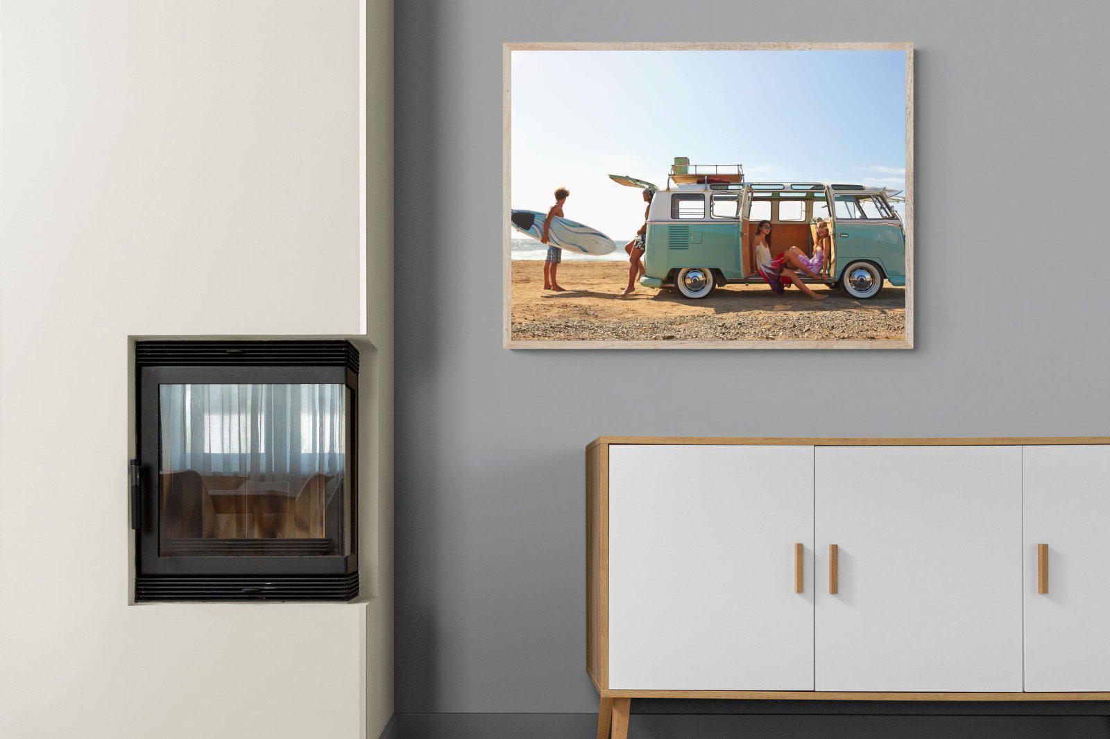 Surf Crew-Wall_Art-100 x 75cm-Mounted Canvas-Wood-Pixalot