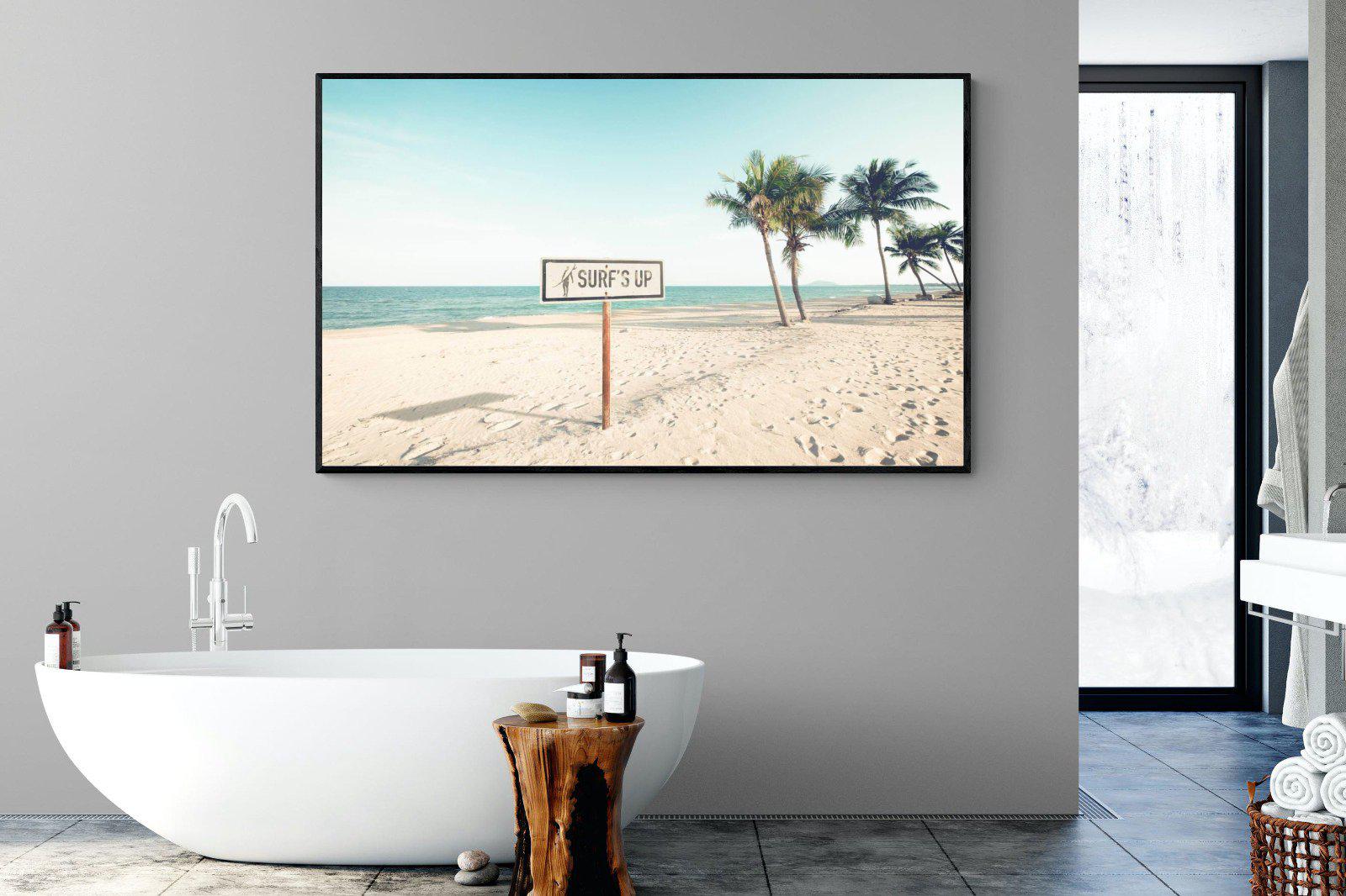 Surf's Up-Wall_Art-180 x 110cm-Mounted Canvas-Black-Pixalot