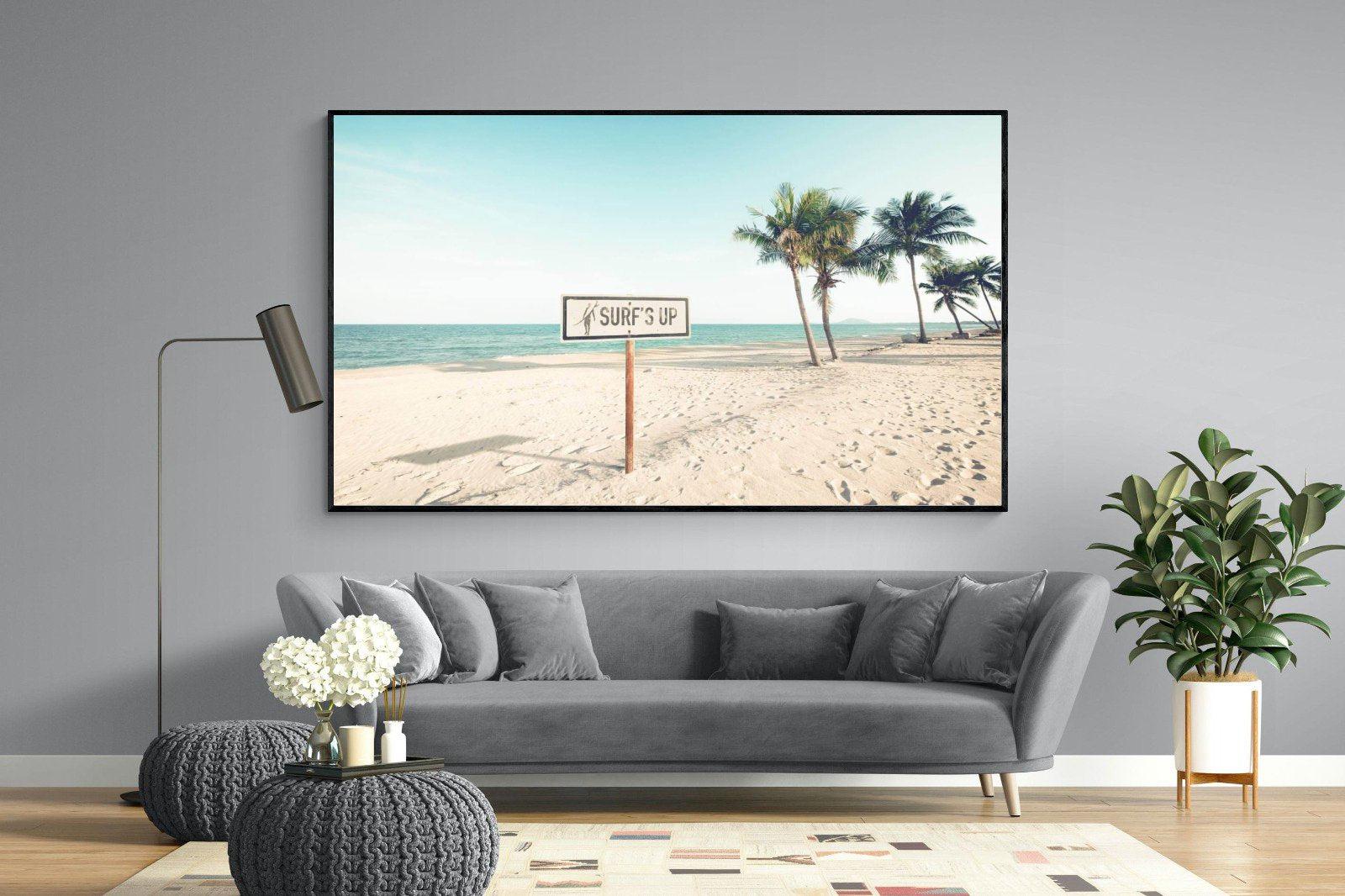 Surf's Up-Wall_Art-220 x 130cm-Mounted Canvas-Black-Pixalot