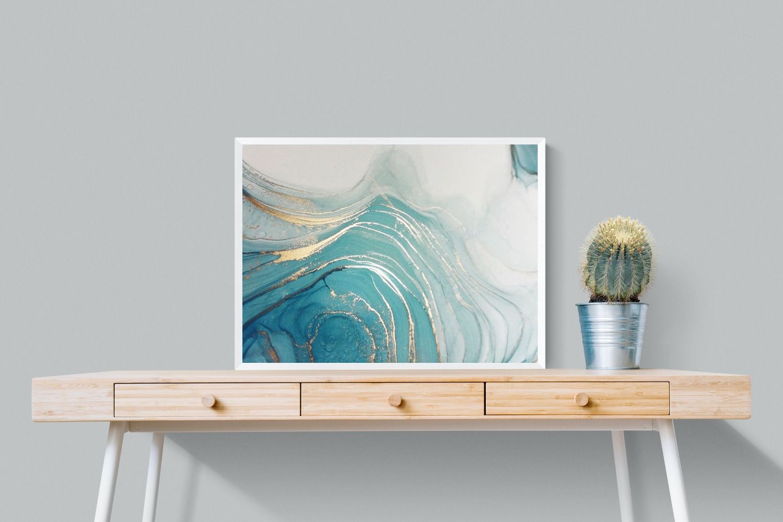 Swirl-Wall_Art-80 x 60cm-Mounted Canvas-White-Pixalot