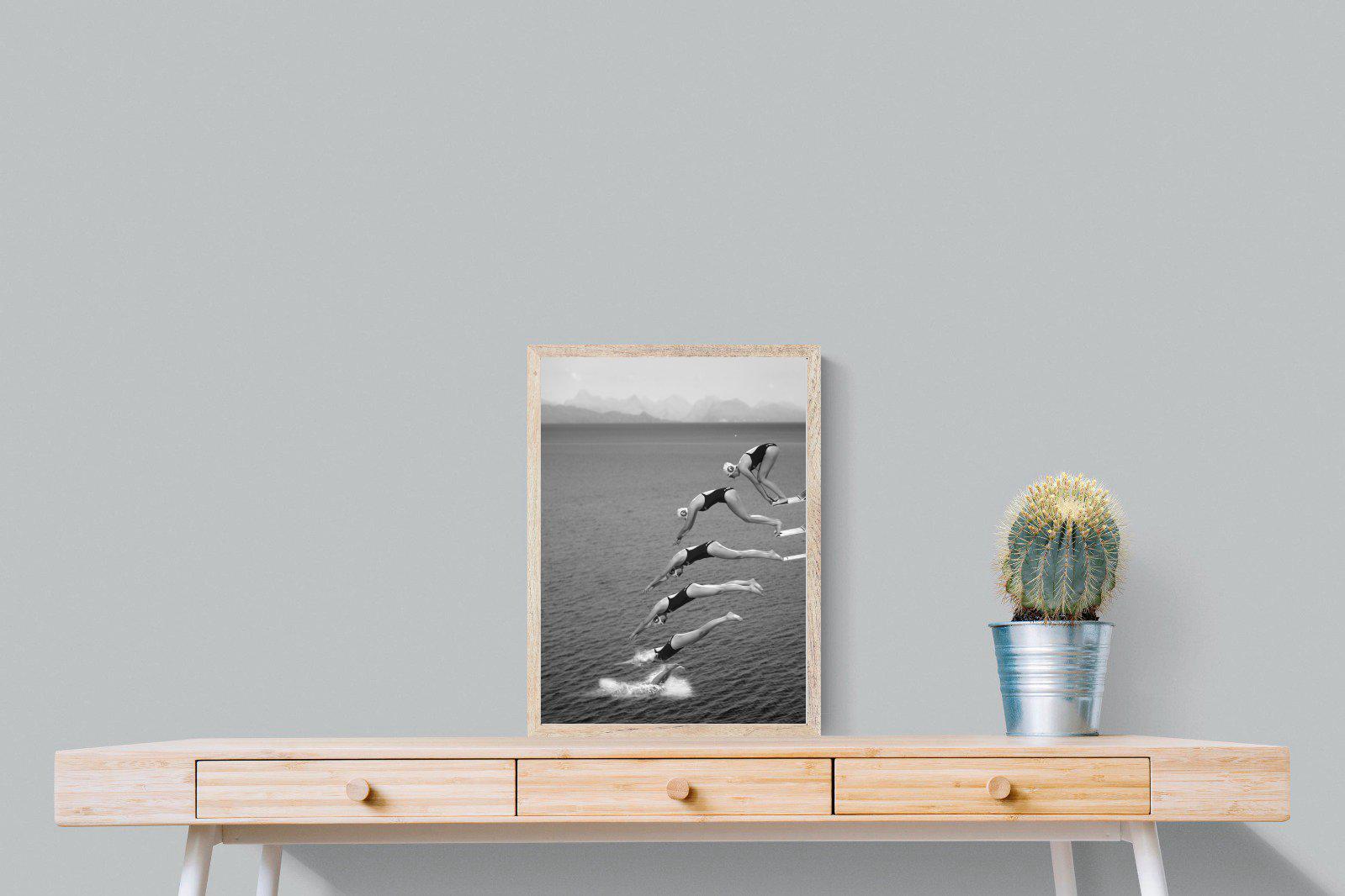 Take a Dive-Wall_Art-45 x 60cm-Mounted Canvas-Wood-Pixalot