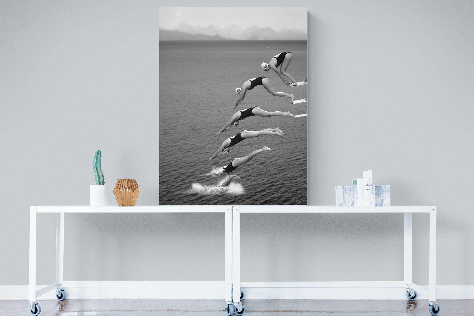 Take a Dive-Wall_Art-90 x 120cm-Mounted Canvas-No Frame-Pixalot