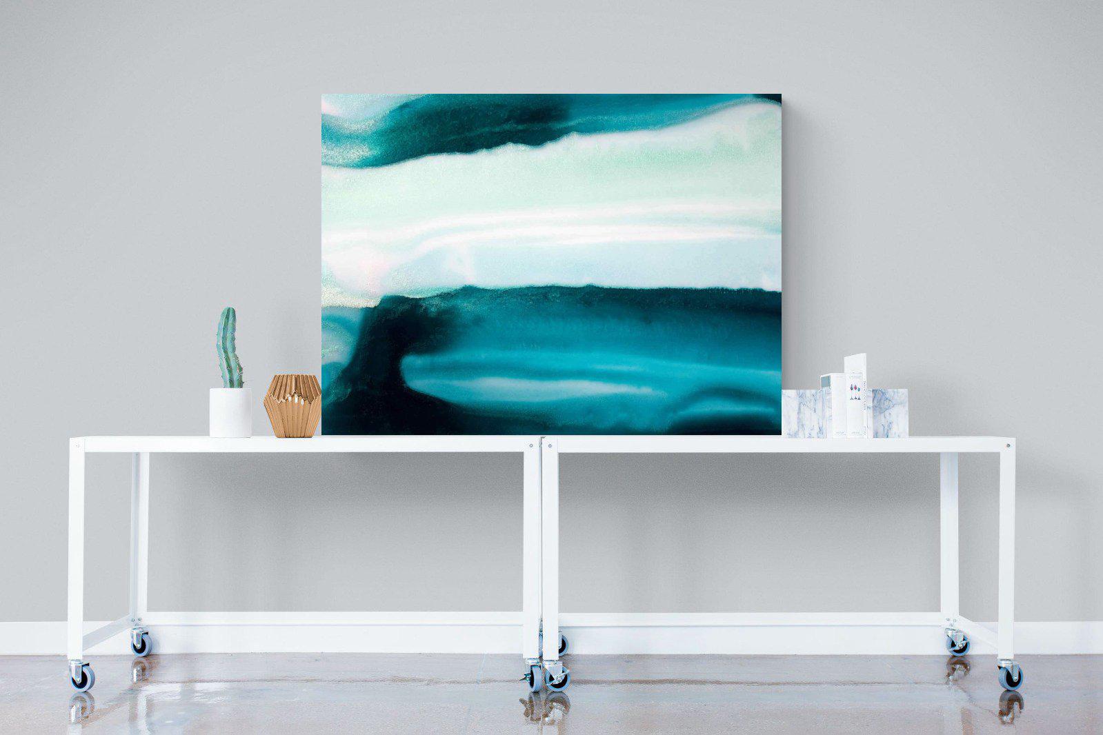 Teal-Wall_Art-120 x 90cm-Mounted Canvas-No Frame-Pixalot