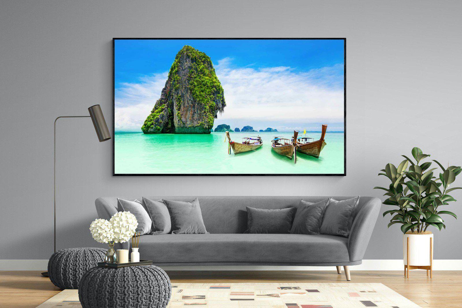 Thai Wonder-Wall_Art-220 x 130cm-Mounted Canvas-Black-Pixalot