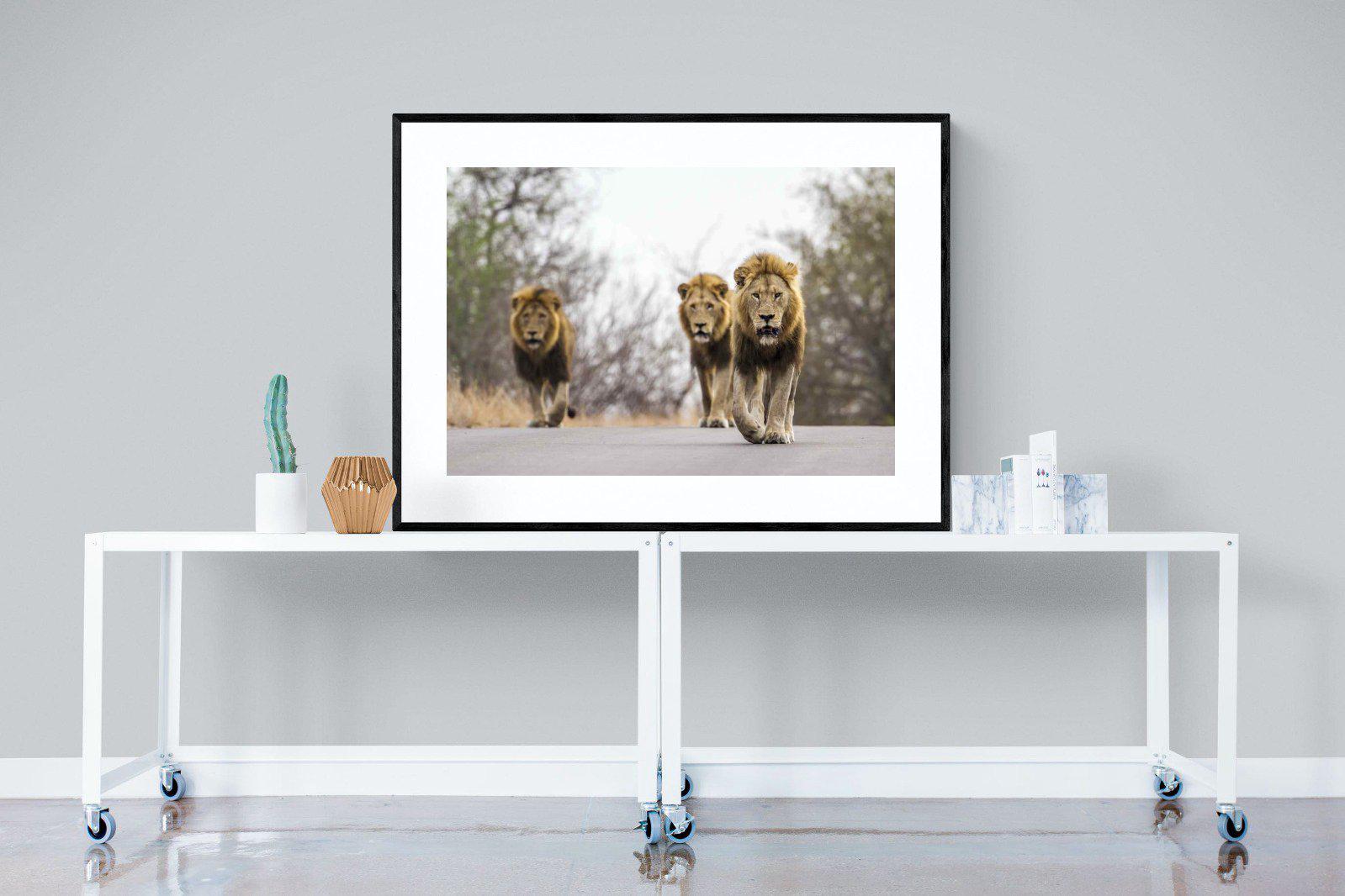 Three Brothers-Wall_Art-120 x 90cm-Framed Print-Black-Pixalot