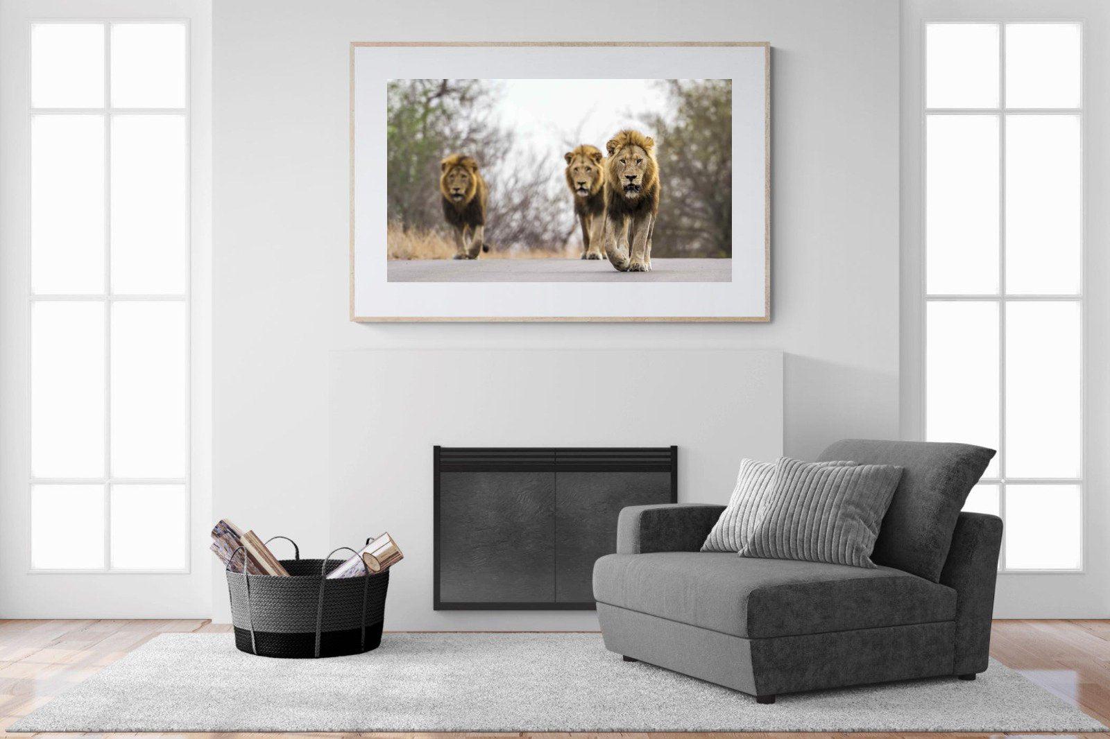 Three Brothers-Wall_Art-150 x 100cm-Framed Print-Wood-Pixalot