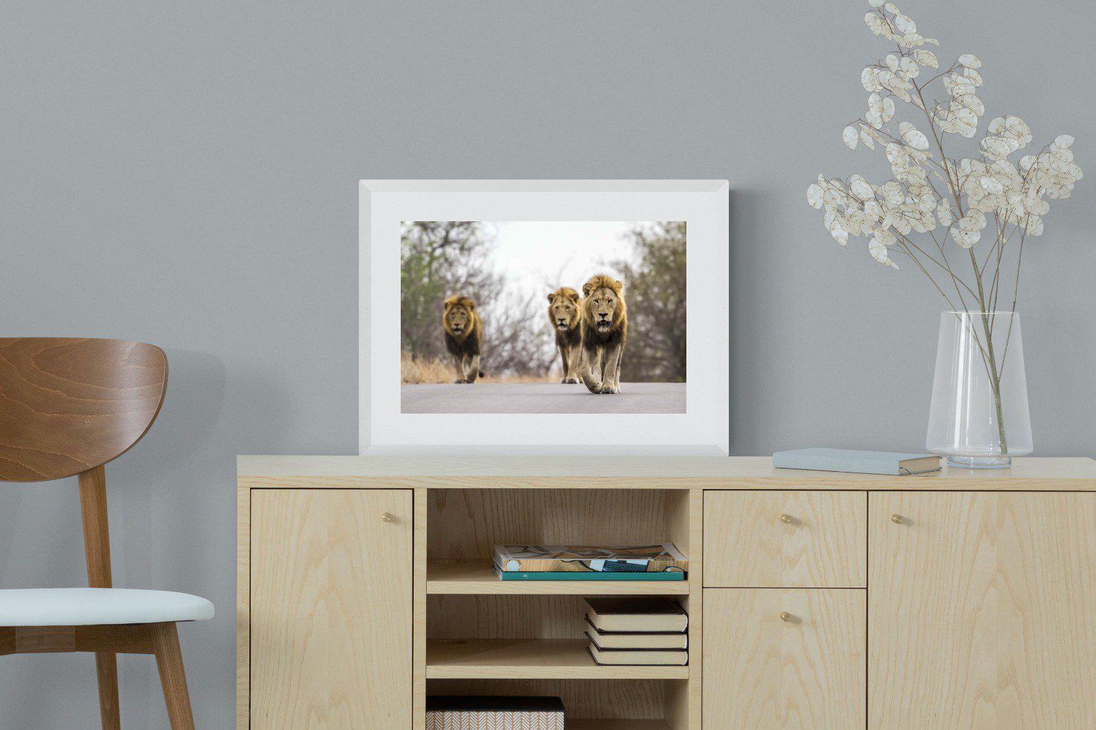 Three Brothers-Wall_Art-60 x 45cm-Framed Print-White-Pixalot