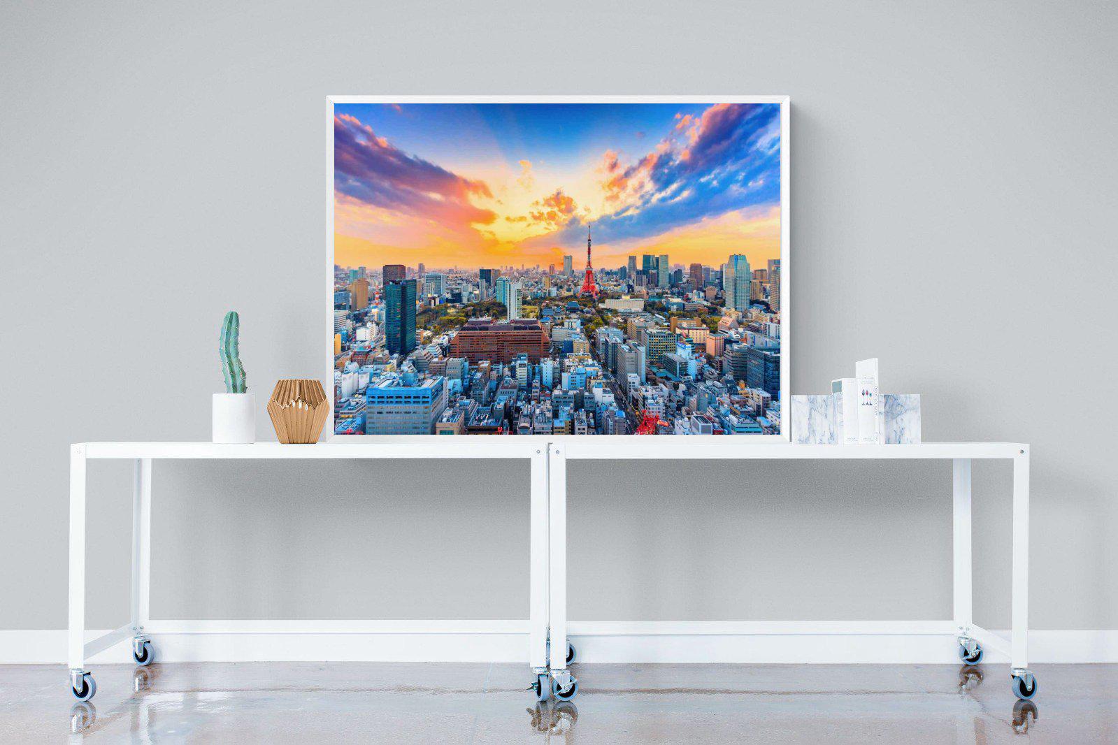 Tokyo-Wall_Art-120 x 90cm-Mounted Canvas-White-Pixalot