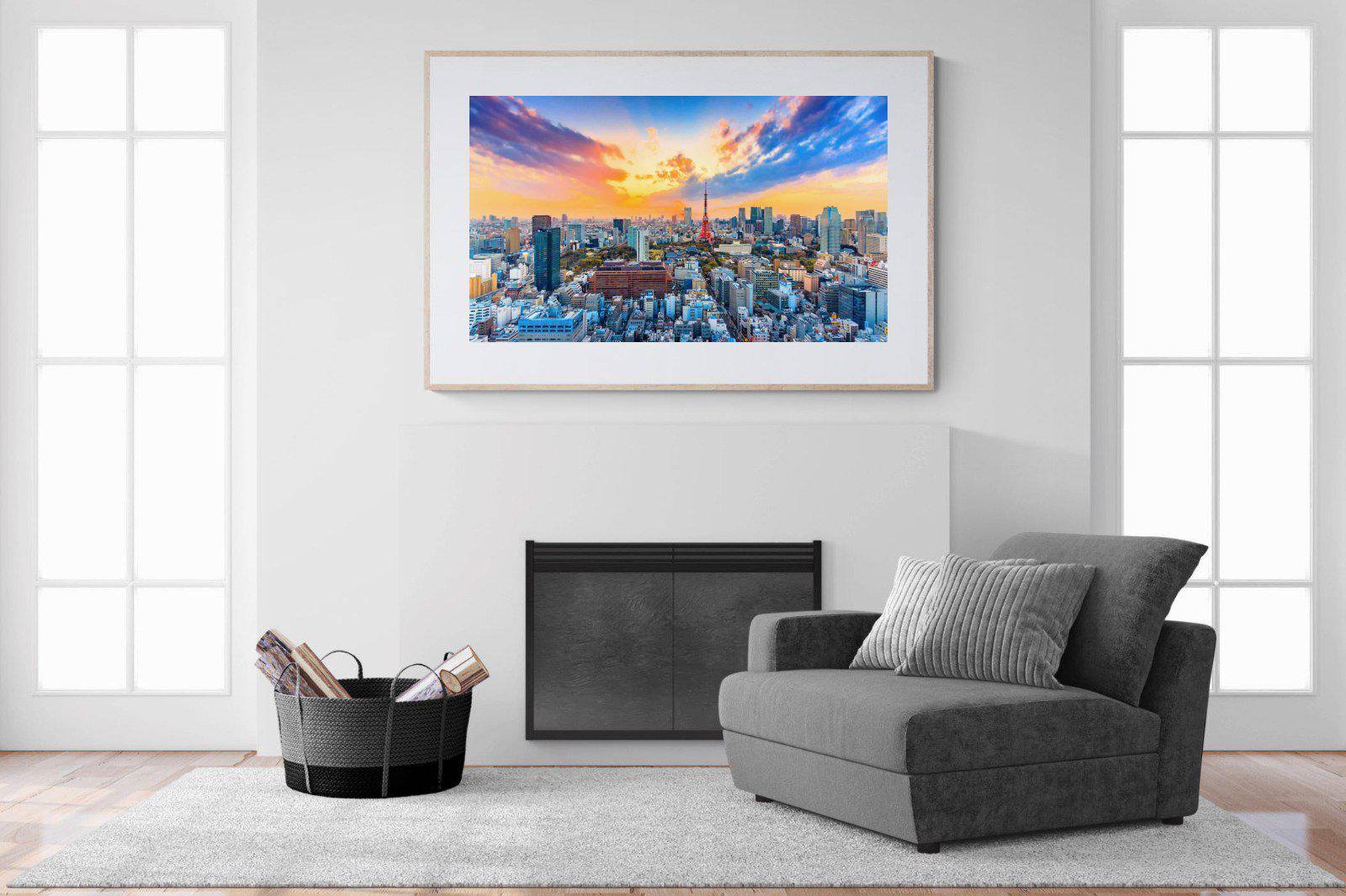 Tokyo-Wall_Art-150 x 100cm-Framed Print-Wood-Pixalot