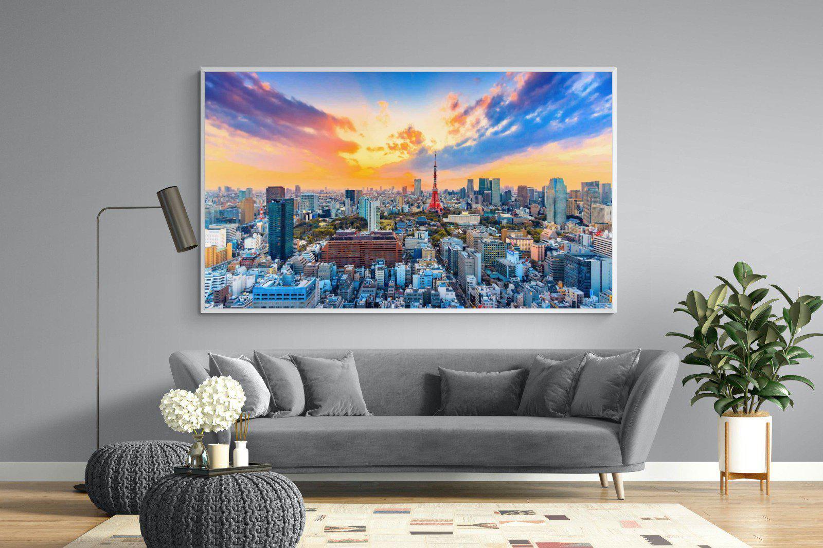 Tokyo-Wall_Art-220 x 130cm-Mounted Canvas-White-Pixalot