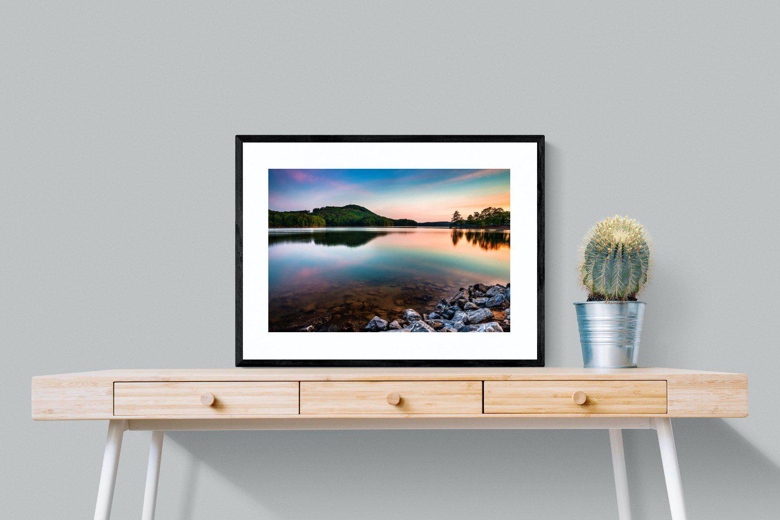 Tranquil-Wall_Art-80 x 60cm-Framed Print-Black-Pixalot