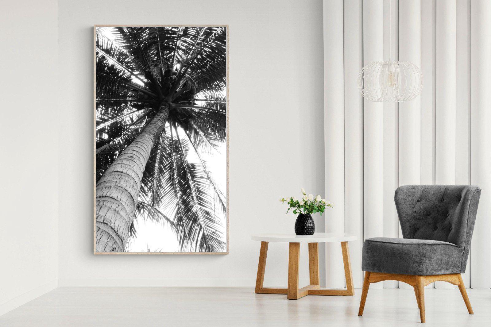 Tree Fan-Wall_Art-130 x 220cm-Mounted Canvas-Wood-Pixalot