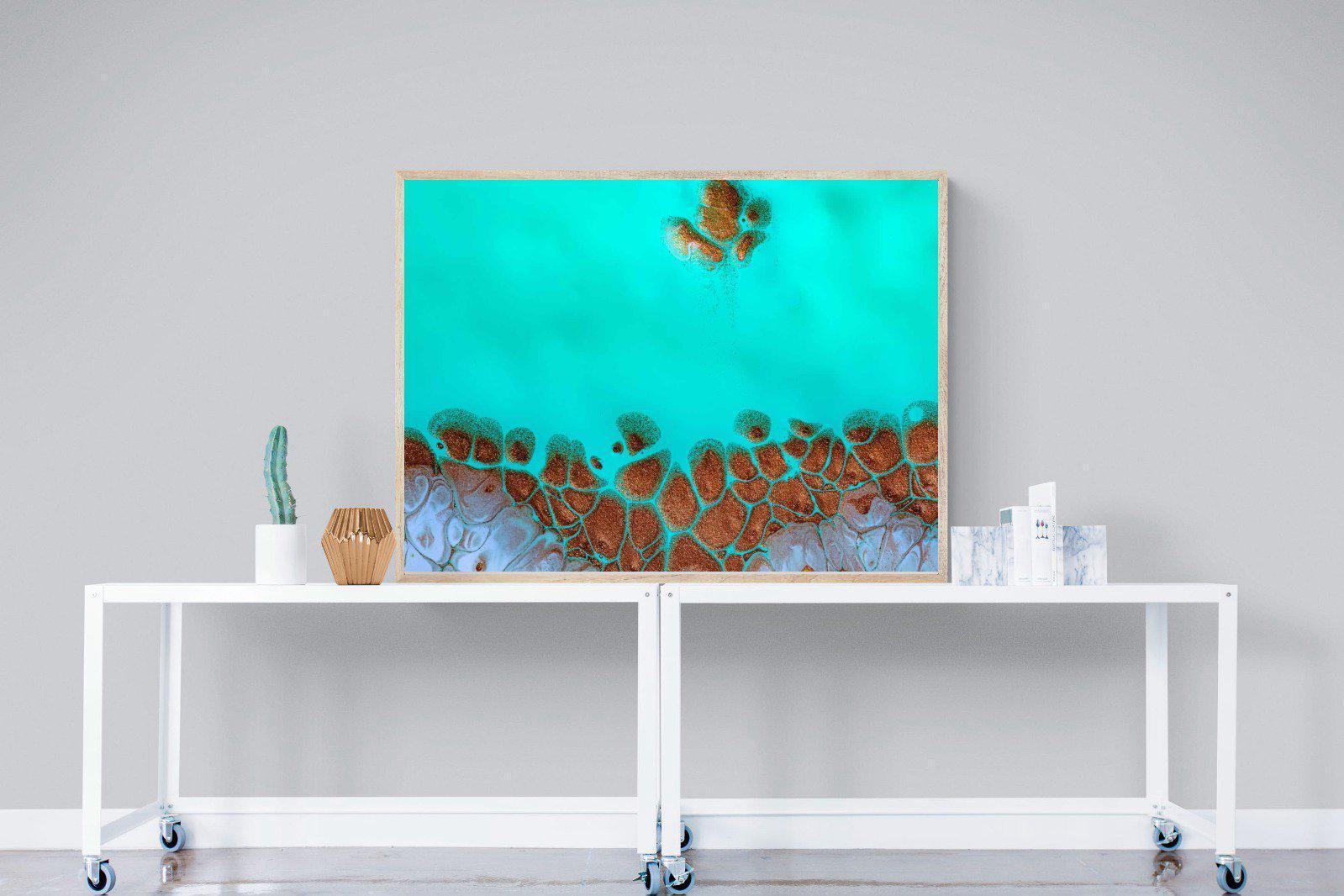 Turquoise-Wall_Art-120 x 90cm-Mounted Canvas-Wood-Pixalot