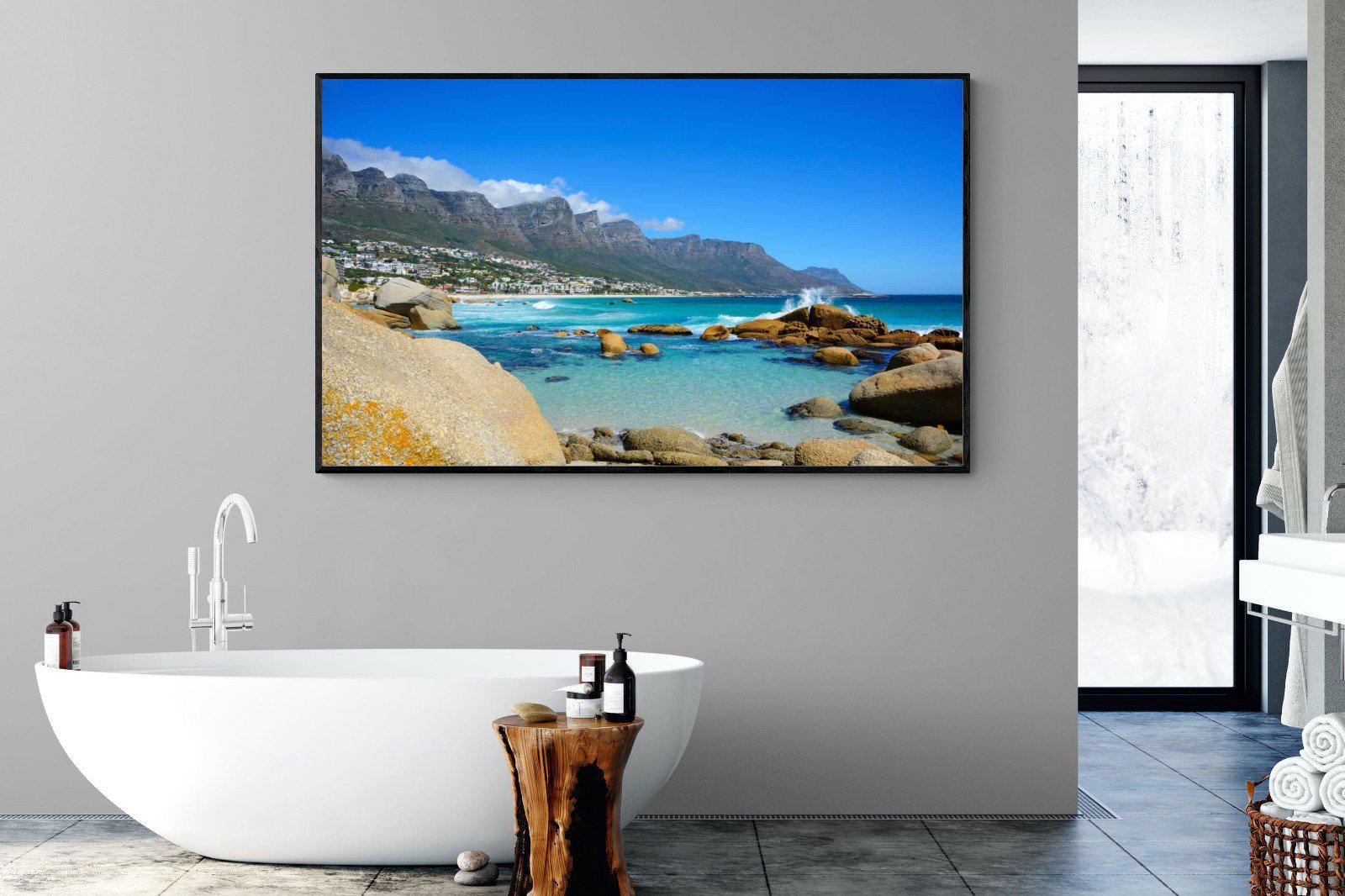 Twelve Apostles-Wall_Art-180 x 110cm-Mounted Canvas-Black-Pixalot