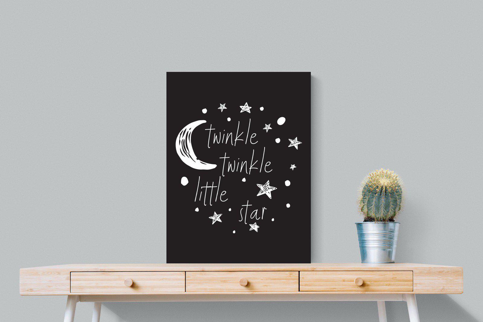 Twinkle Twinkle-Wall_Art-60 x 80cm-Mounted Canvas-No Frame-Pixalot