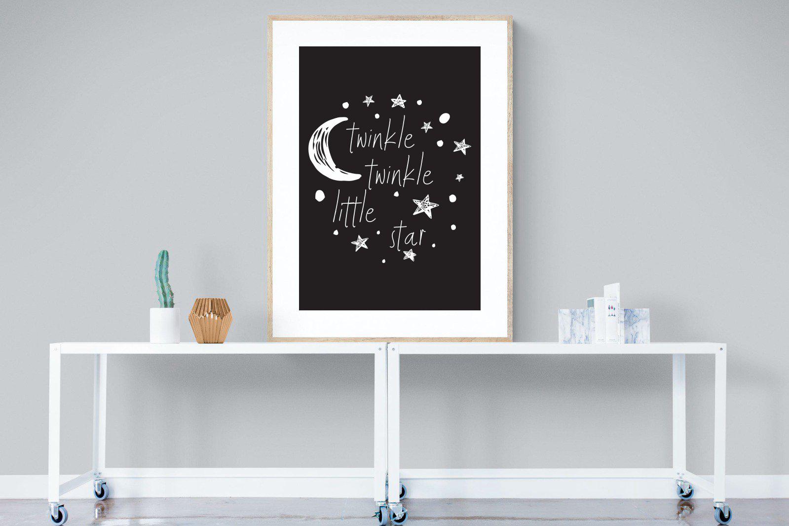 Twinkle Twinkle-Wall_Art-90 x 120cm-Framed Print-Wood-Pixalot