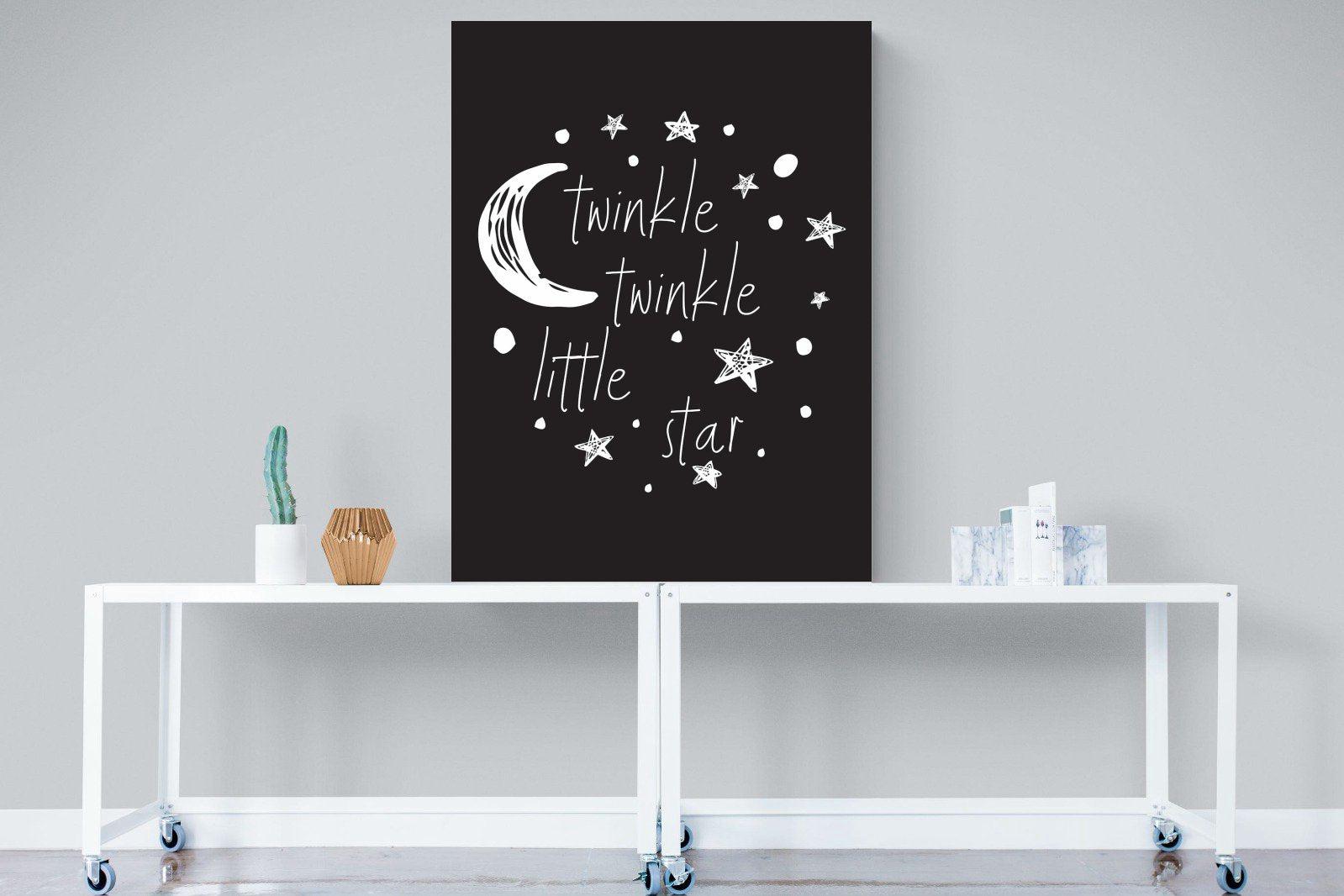 Twinkle Twinkle-Wall_Art-90 x 120cm-Mounted Canvas-No Frame-Pixalot